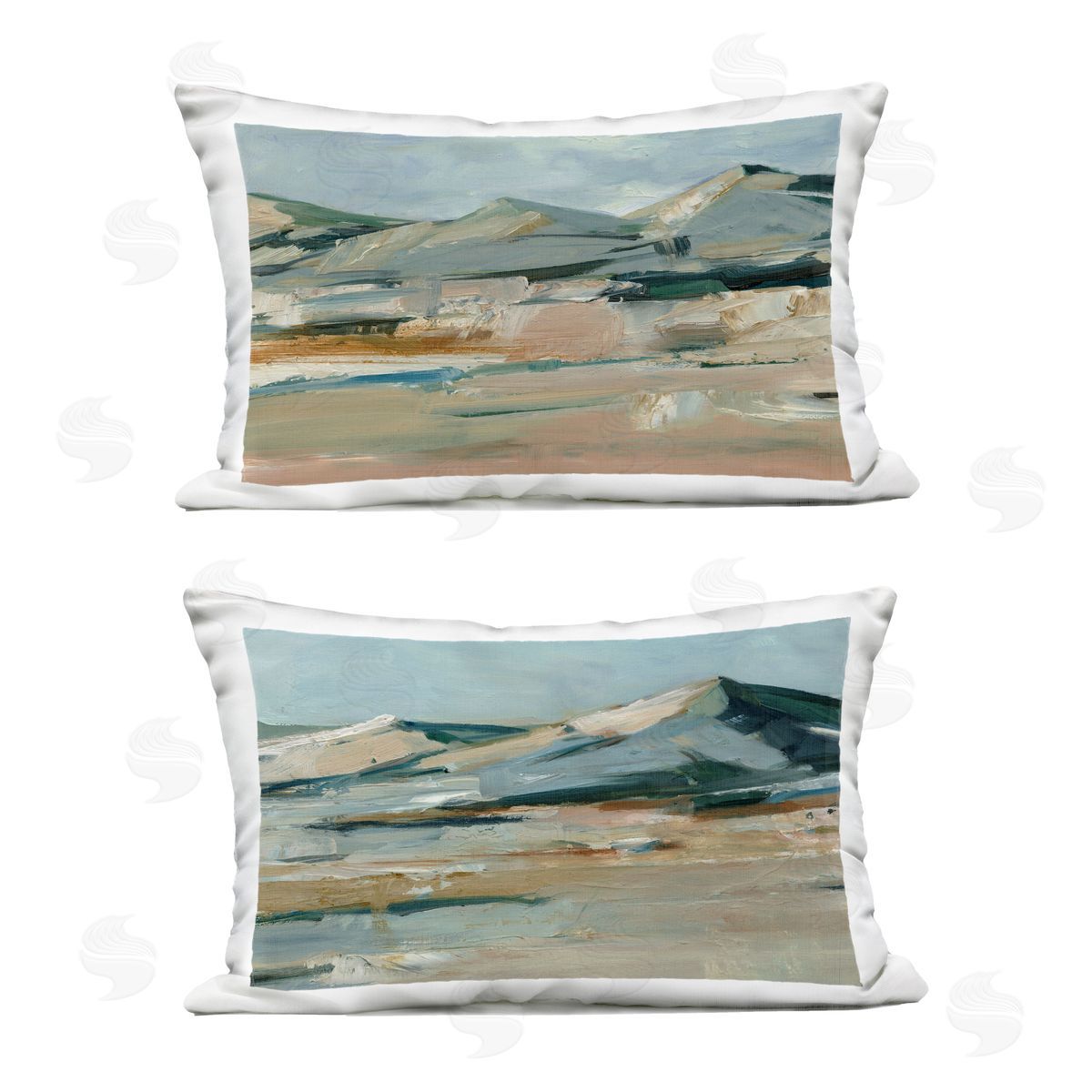 Ethan Harper Desert Mountain Impressions Outdoor Quick-Dry Polyester Printed Throw Pillow