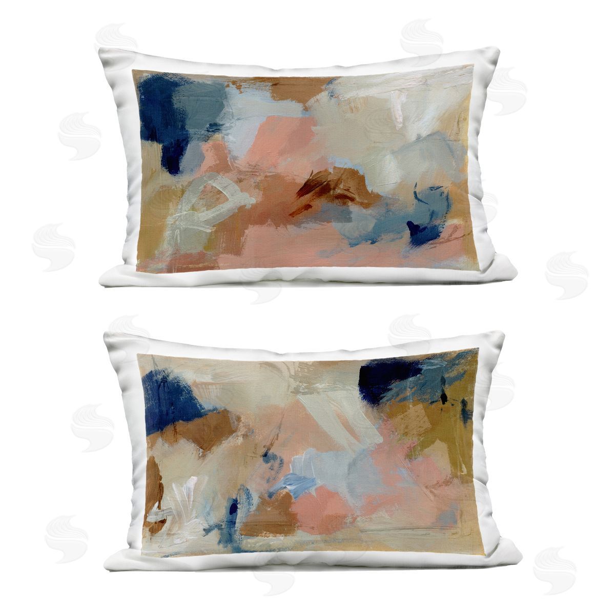 Victoria Barnes Energetic Rustic Abstractions Outdoor Quick-Dry Polyester Printed Throw Pillow