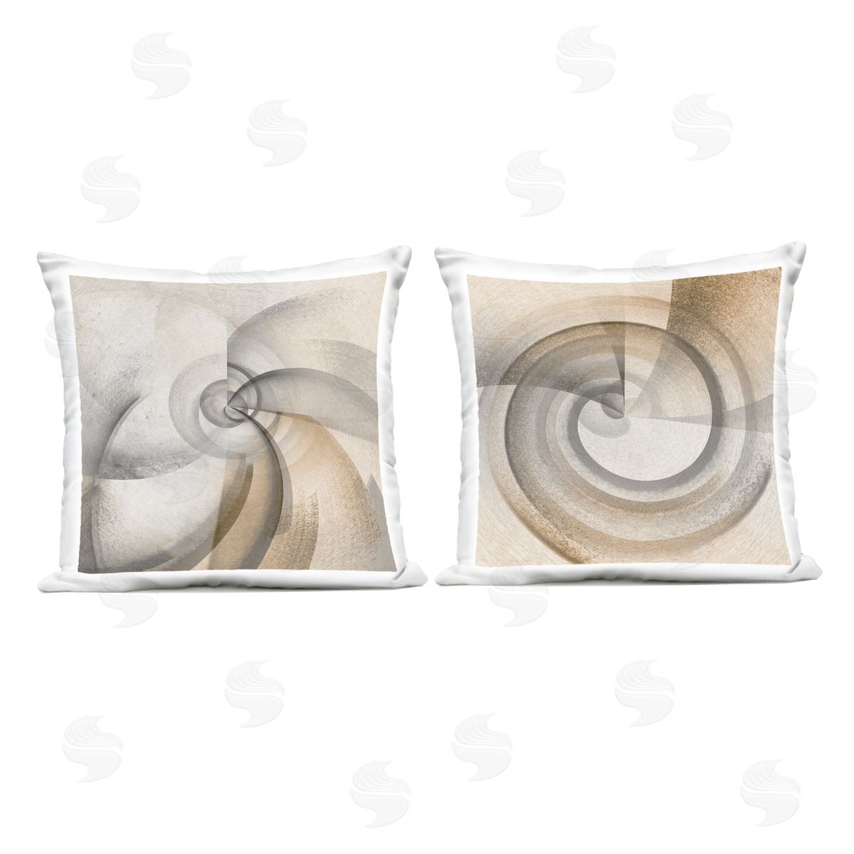 Noah Bay Spinning Vortex Abstractions Outdoor Quick-Dry Polyester Printed Throw Pillow