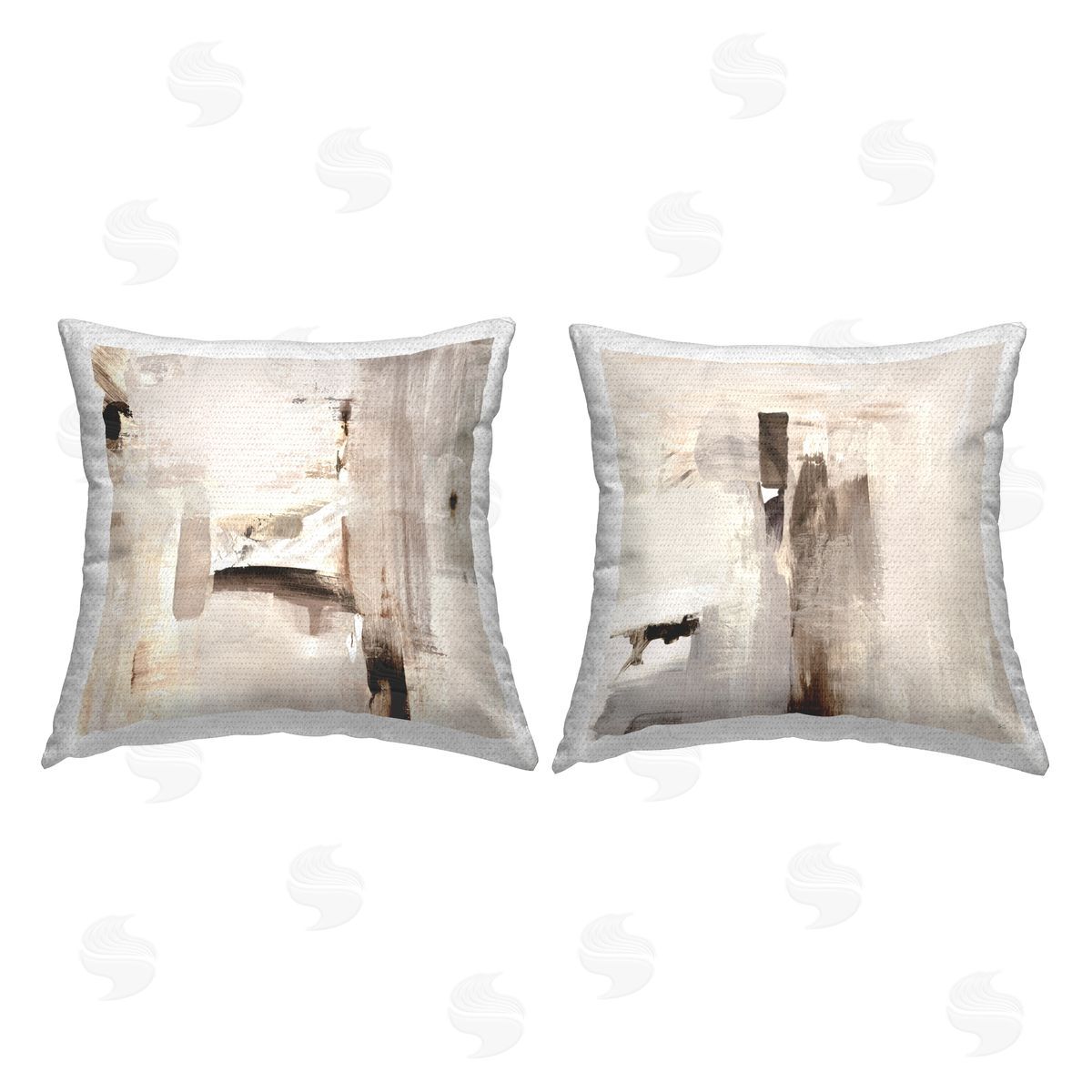 Igor Levashov Neutral Abstract Expressions Outdoor Quick-Dry Polyester Printed Throw Pillow