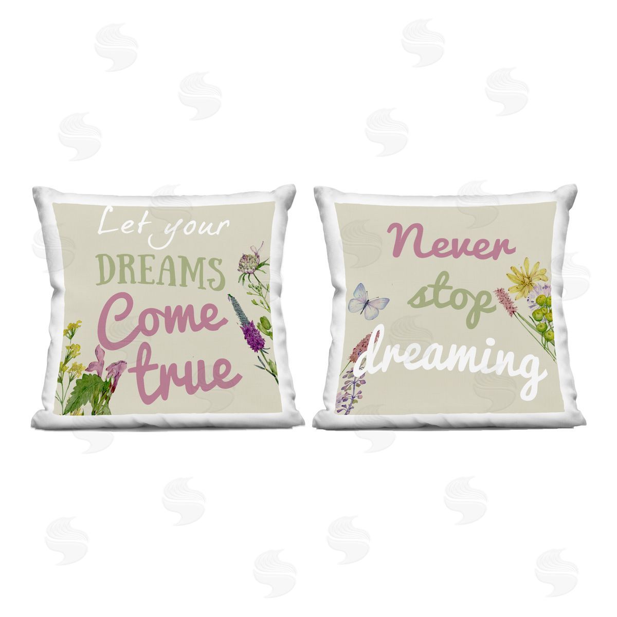 Kim Allen Charming Dream Inspirations Printed Plush Polyester Throw Pillow