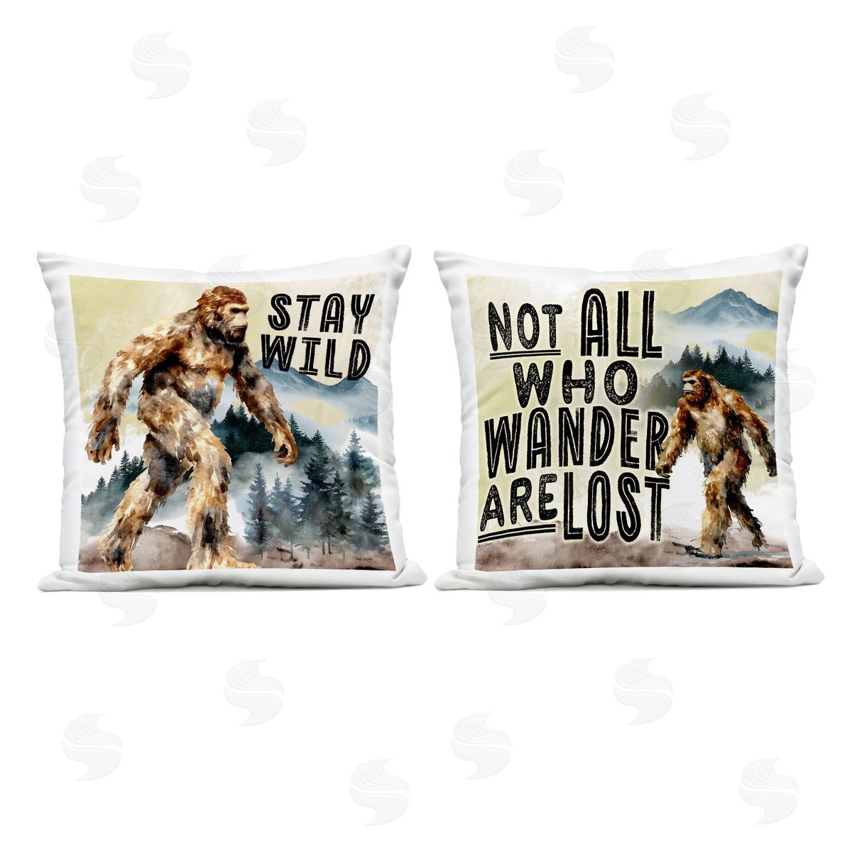 Nicole DeCamp Wild Mythical Creature Quotes Outdoor Quick-Dry Polyester Printed Throw Pillow