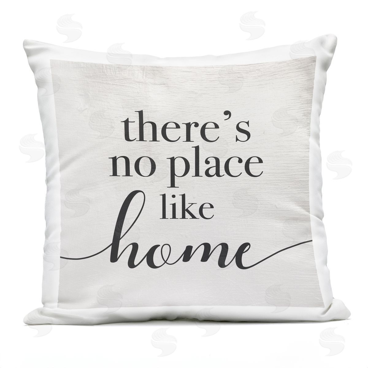 No Place Like Home Phrase Rustic Farmhouse Pattern Printed Pillow Outdoor Printed Pillow, Home Decor by Stupell Studio