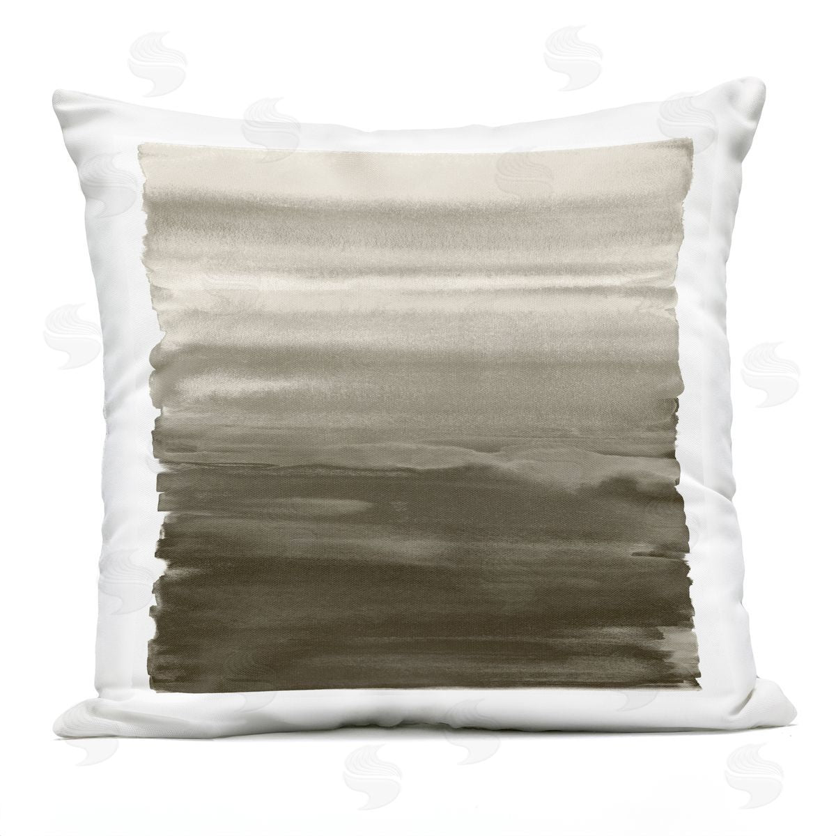Modern Brushed Gradient Outdoor Printed Pillow, Home Decor by Allie Corbin