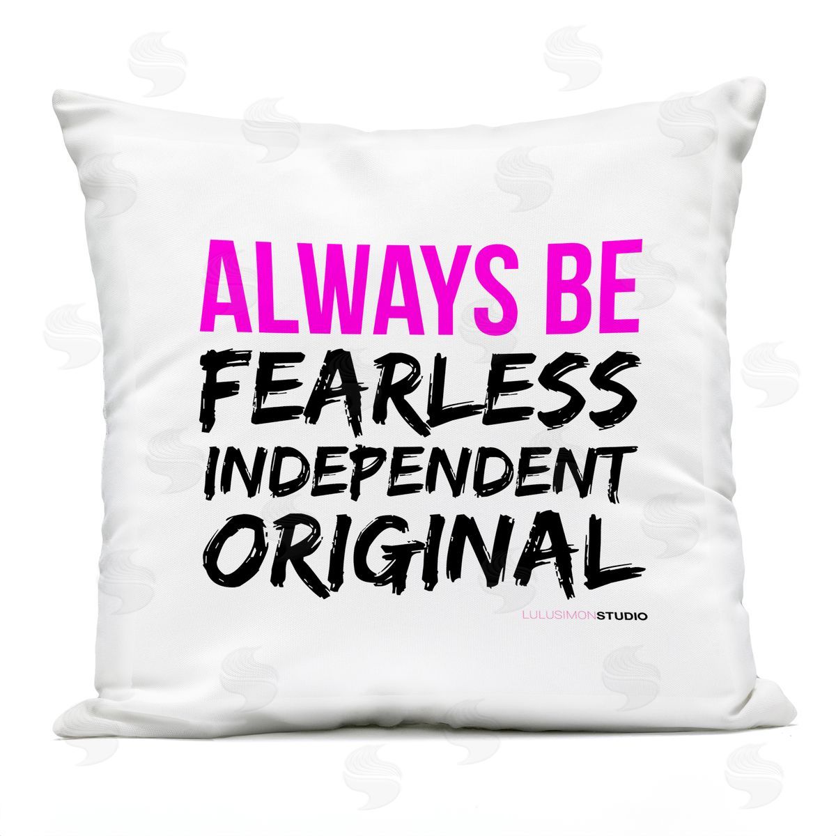 Always Be Fearless Original Phrase Outdoor Printed Pillow, Home Decor by lulusimonSTUDIO