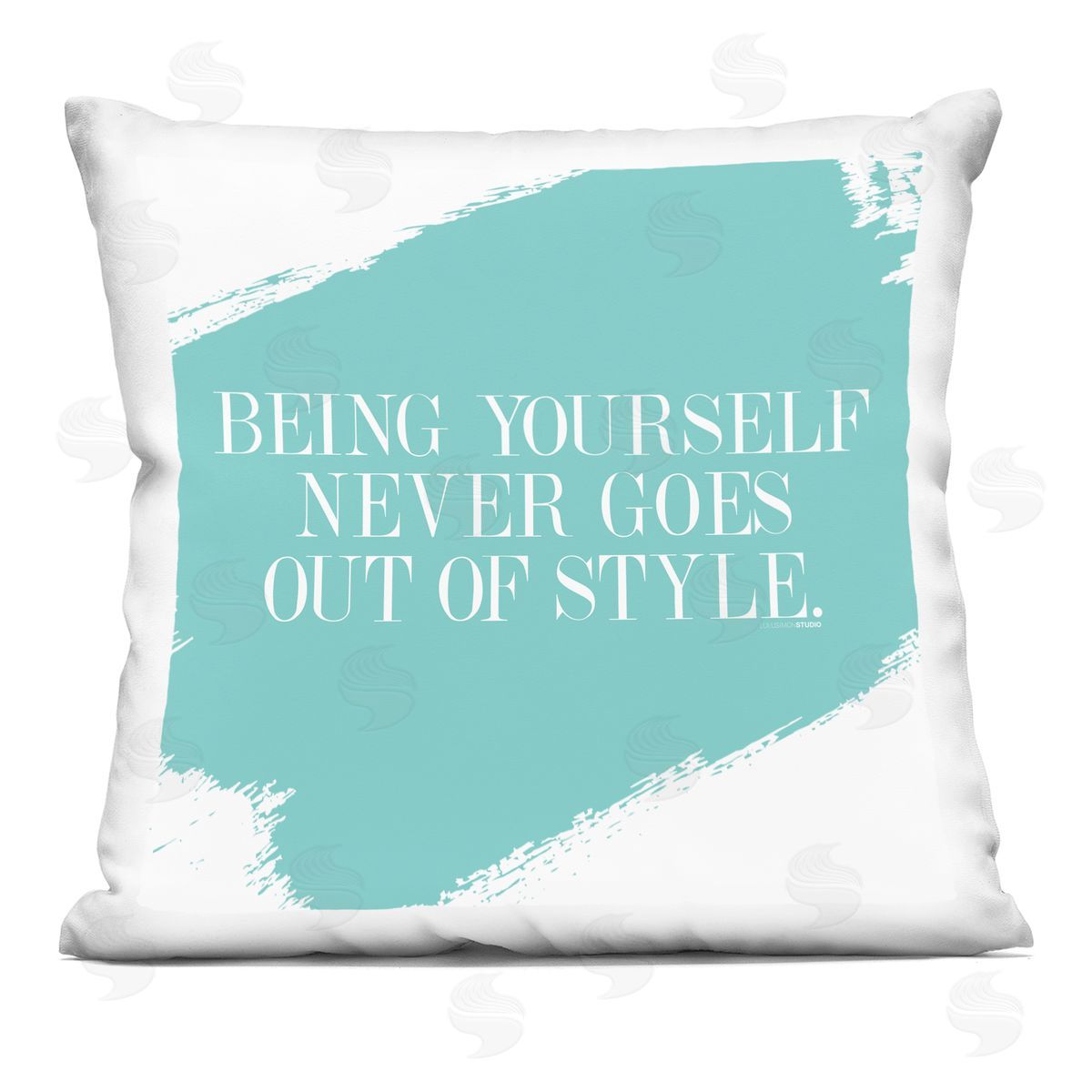 Being Yourself Never Out Of Style Decorative Printed Pillow, Home Decor by lulusimonSTUDIO
