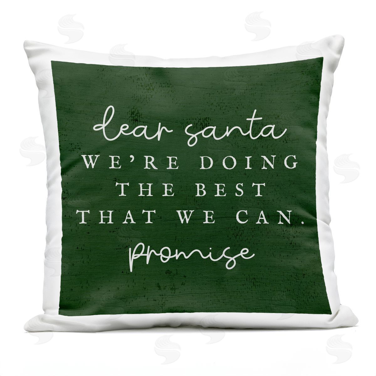 Dear Santa Best We Can Phrase Outdoor Printed Pillow, Home Decor by Stupell Studio