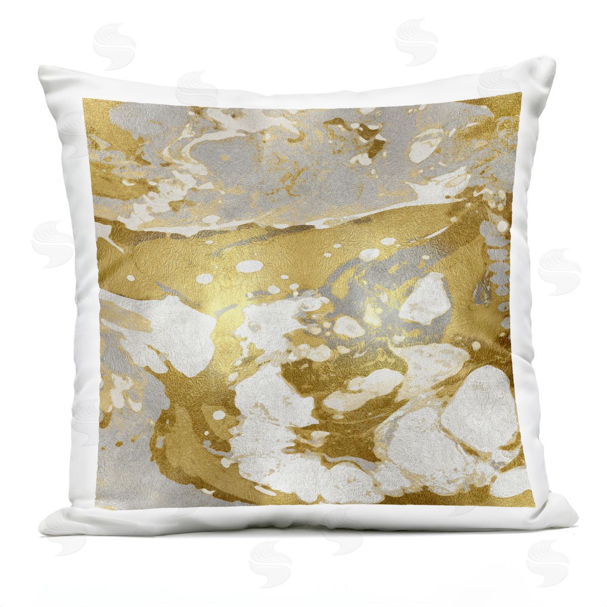 Abstract Glam Marbled Pattern Outdoor Printed Pillow, Home Decor by Danielle Carson