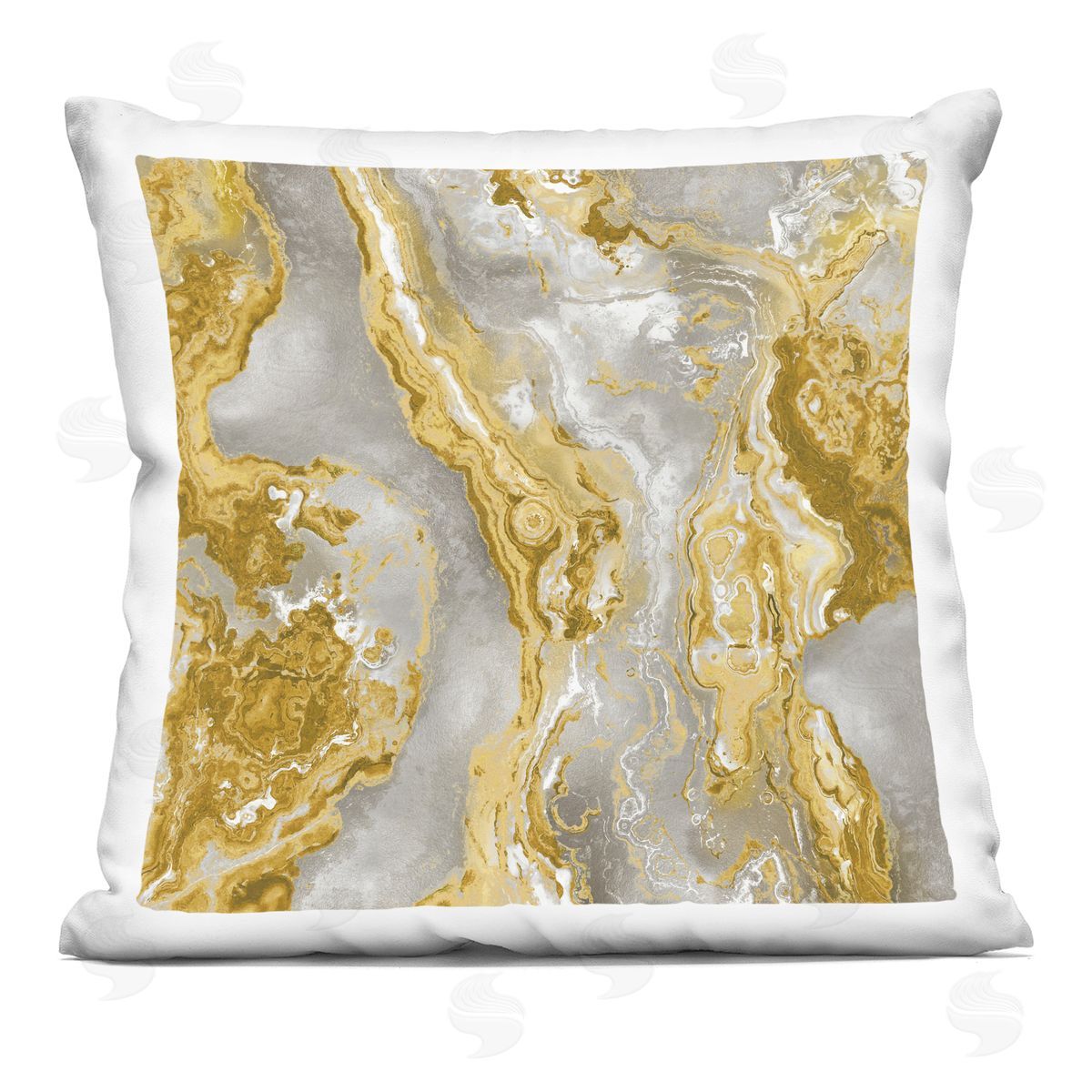 Lustrous Chic Glam Pattern Decorative Printed Pillow, Home Decor by Danielle Carson