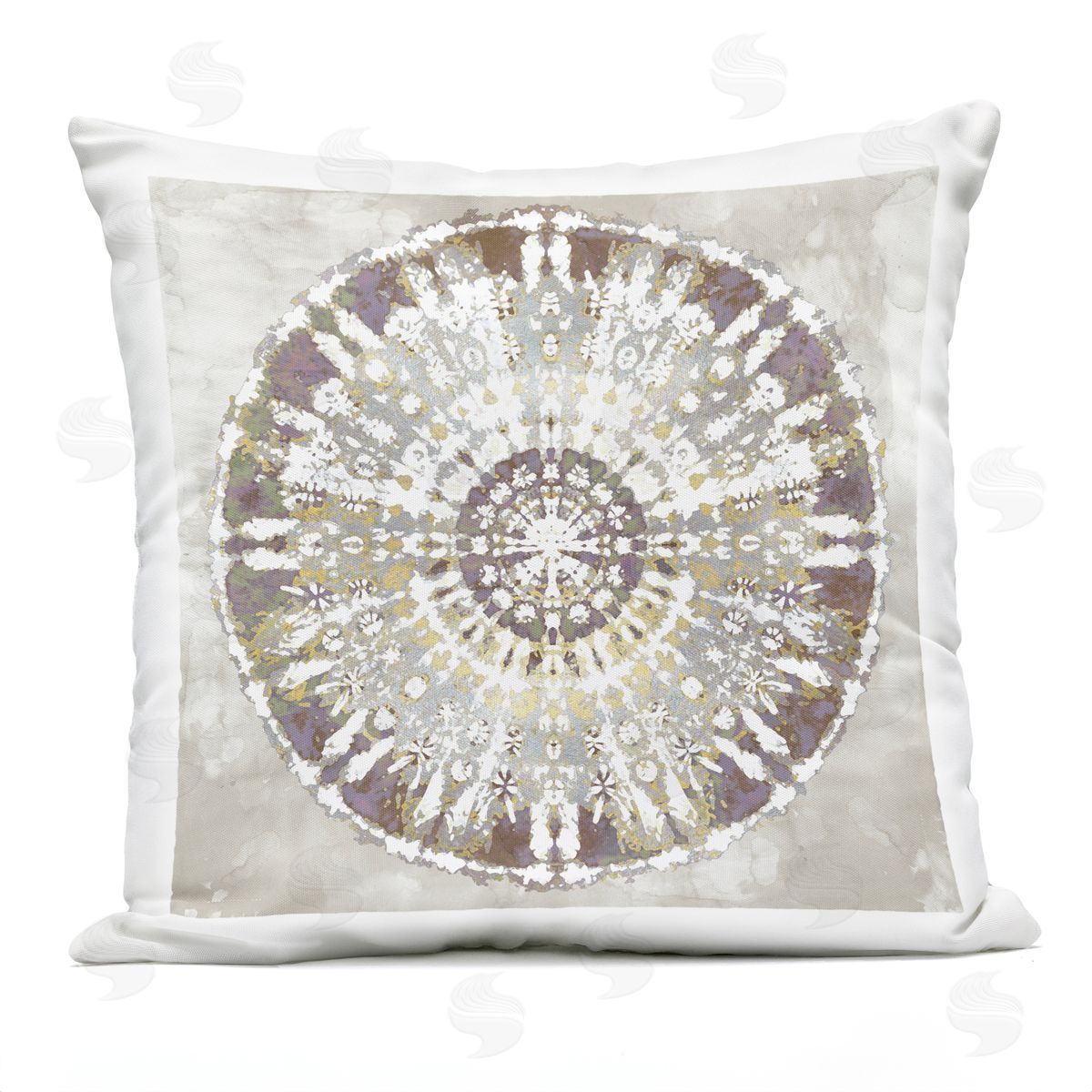 Bohemian Geometric Medallion Outdoor Printed Pillow, Home Decor by Ellie Roberts
