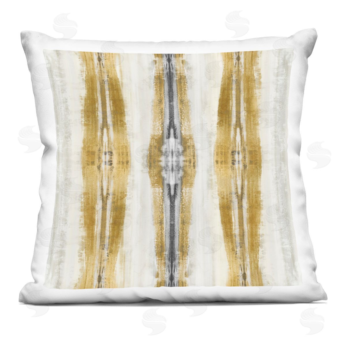 Glam Ikat Trio Pattern Decorative Printed Pillow, Home Decor by Ellie Roberts