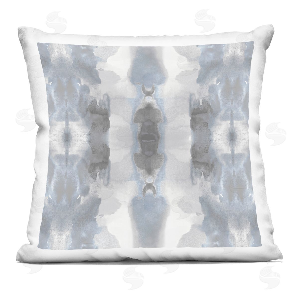Soft Abstract Symmetrical Pattern Decorative Printed Pillow, Home Decor by Ellie Roberts