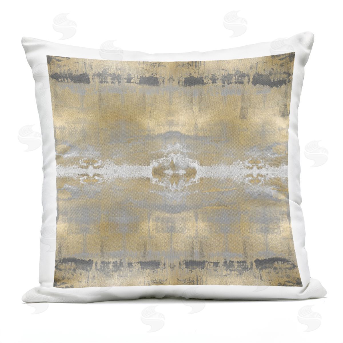 Lustrous Glam Abstract Pattern Outdoor Printed Pillow, Home Decor by Ellie Roberts