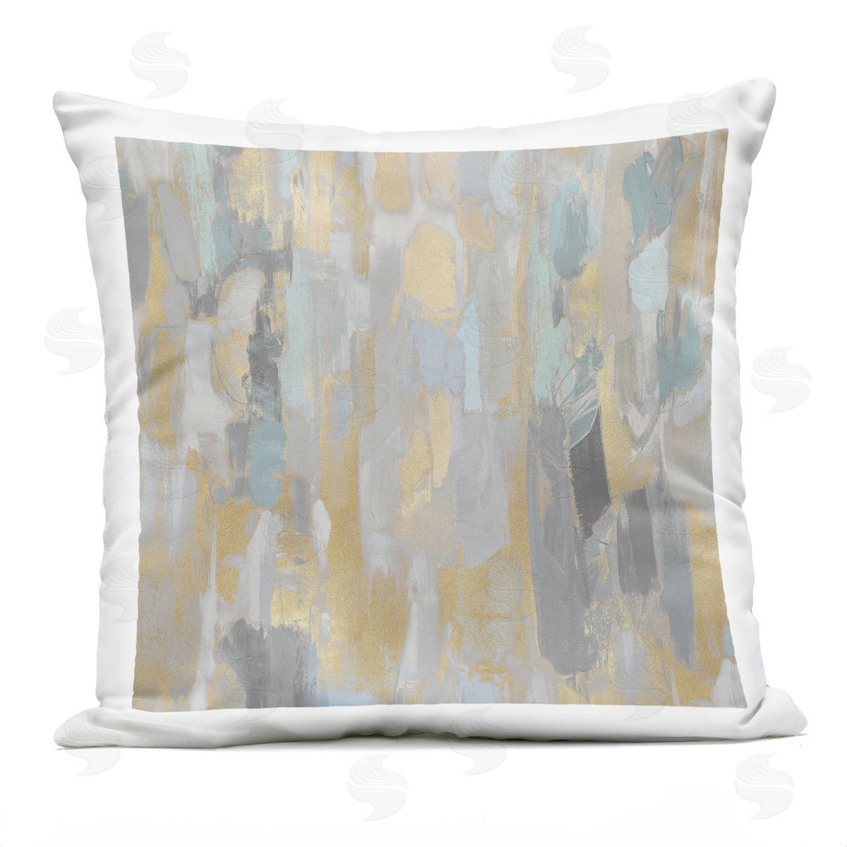 Muted Glam Modern Collaged Outdoor Printed Pillow, Home Decor by Jennifer Martin