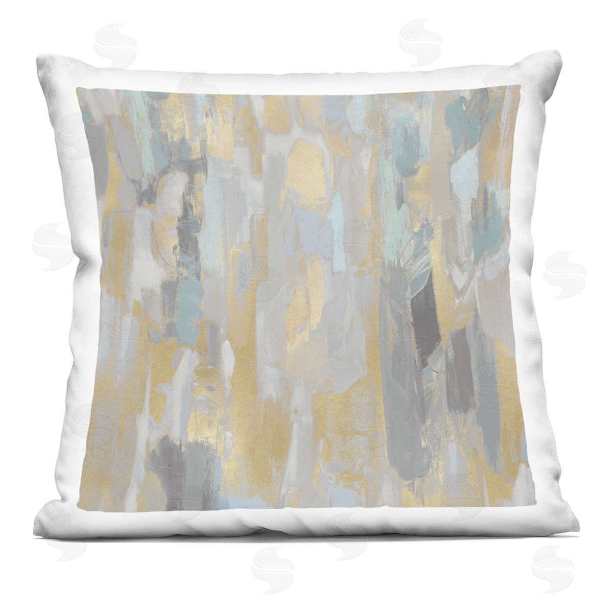 Muted Glam Modern Collaged Decorative Printed Pillow, Home Decor by Jennifer Martin