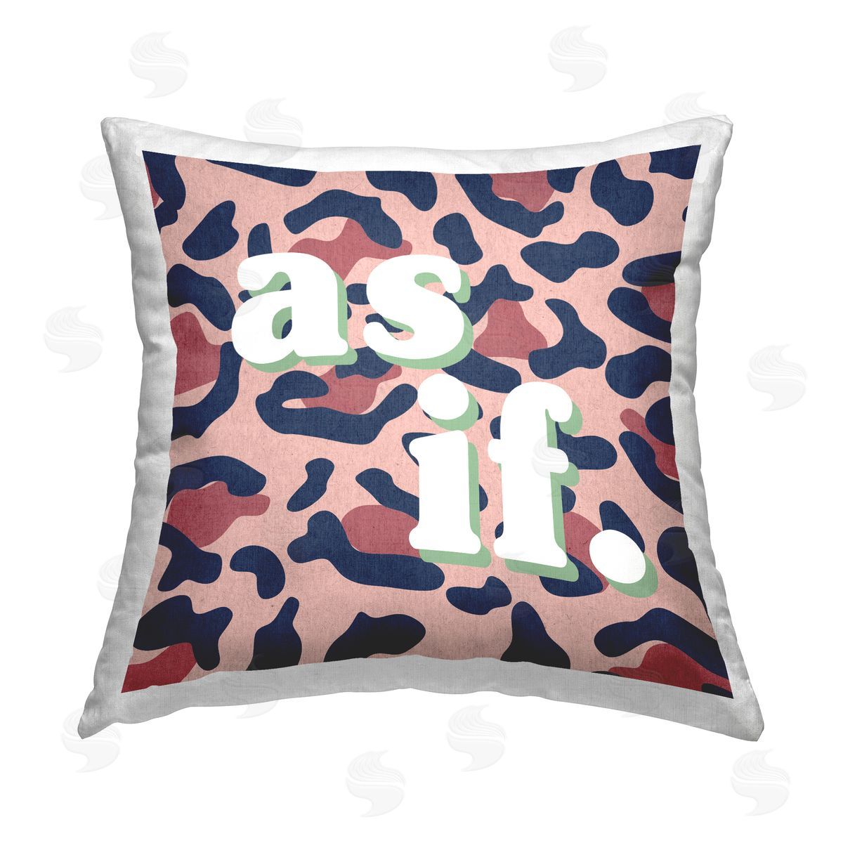 Bold Leopard Pattern As If Saying Decorative Printed Pillow, Home Decor by Stupell Studio