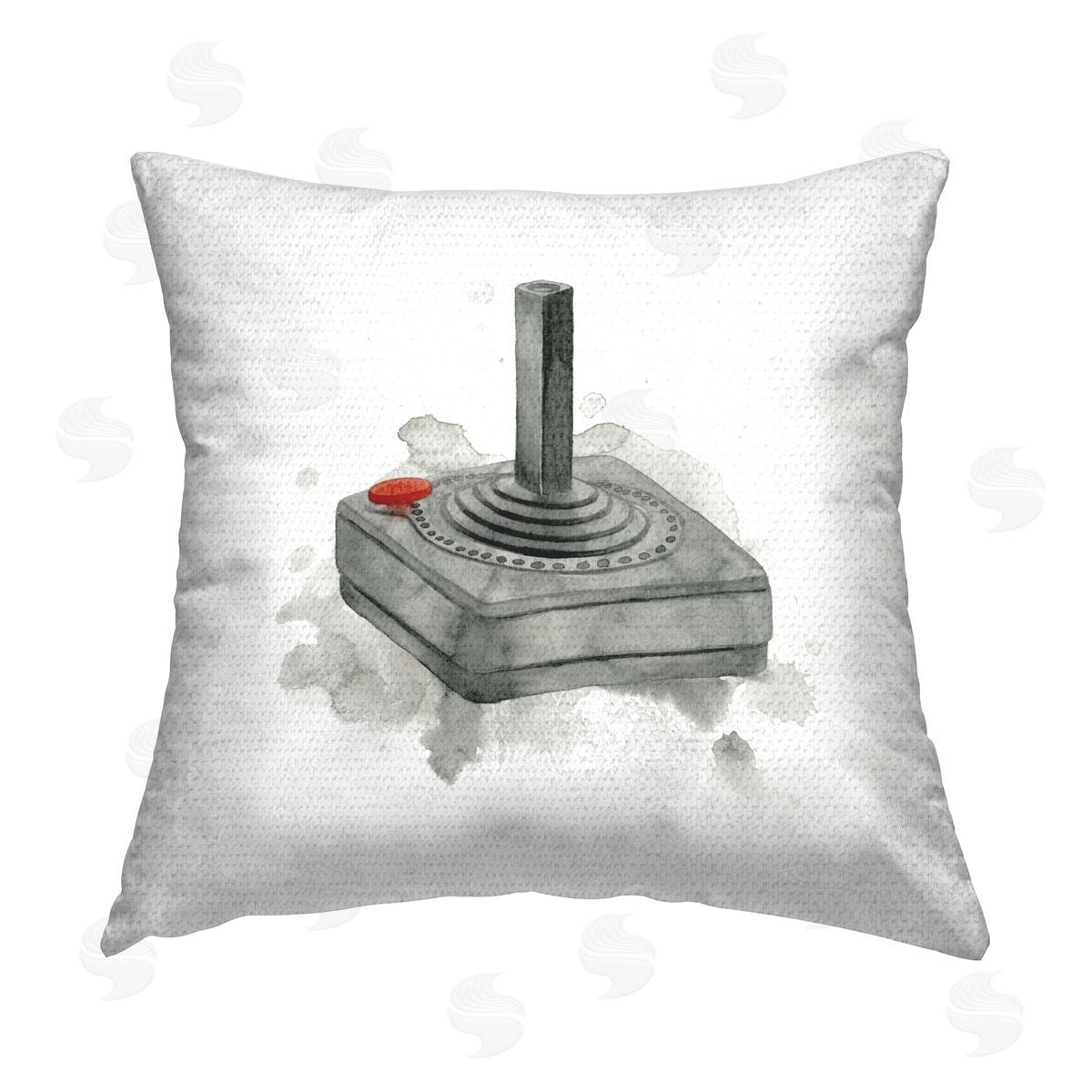 Vintage Video Game Atari Joystick Outdoor Printed Pillow, Home Decor by Grace Popp