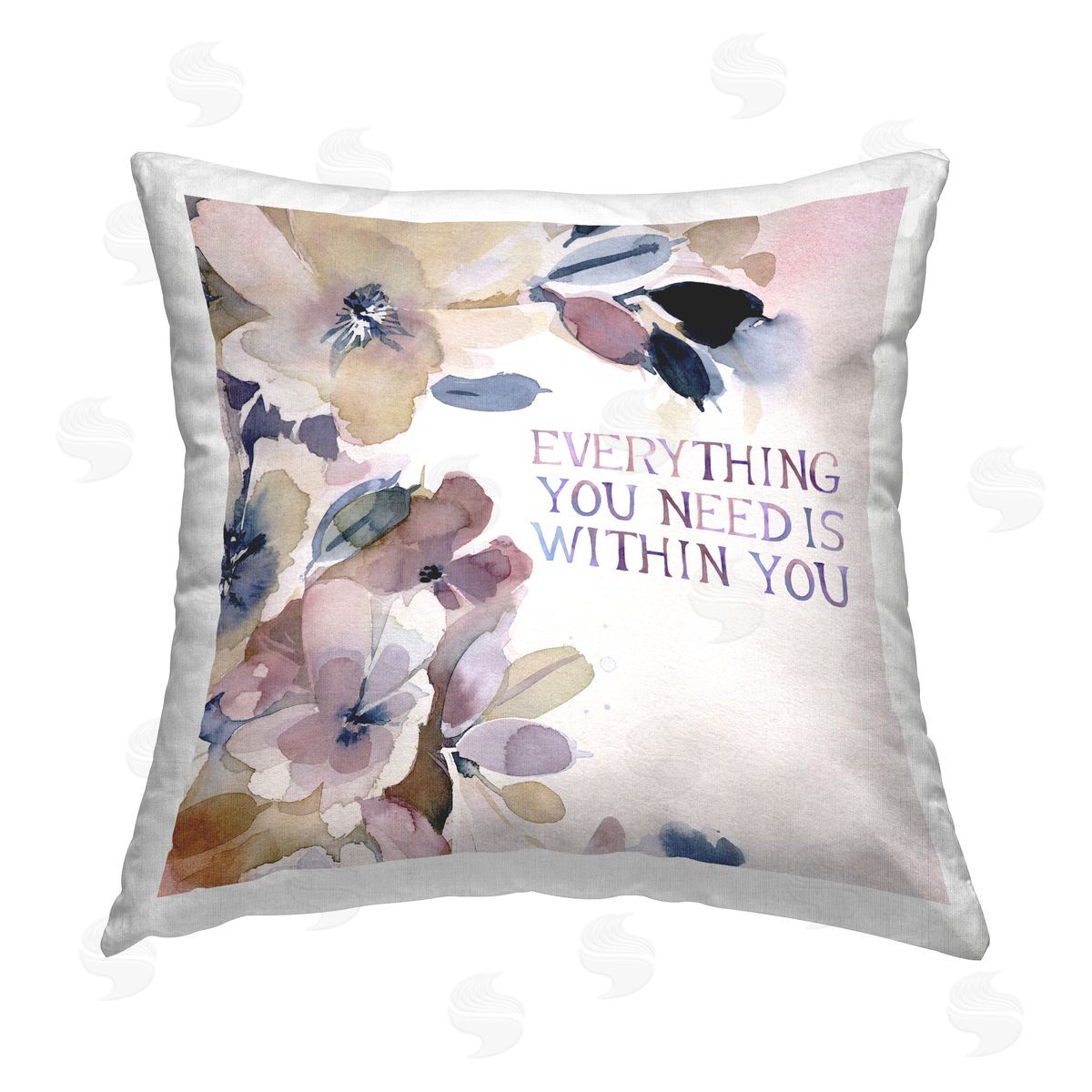 Everything You Need Within Decorative Printed Pillow, Home Decor by Stephanie Ryan