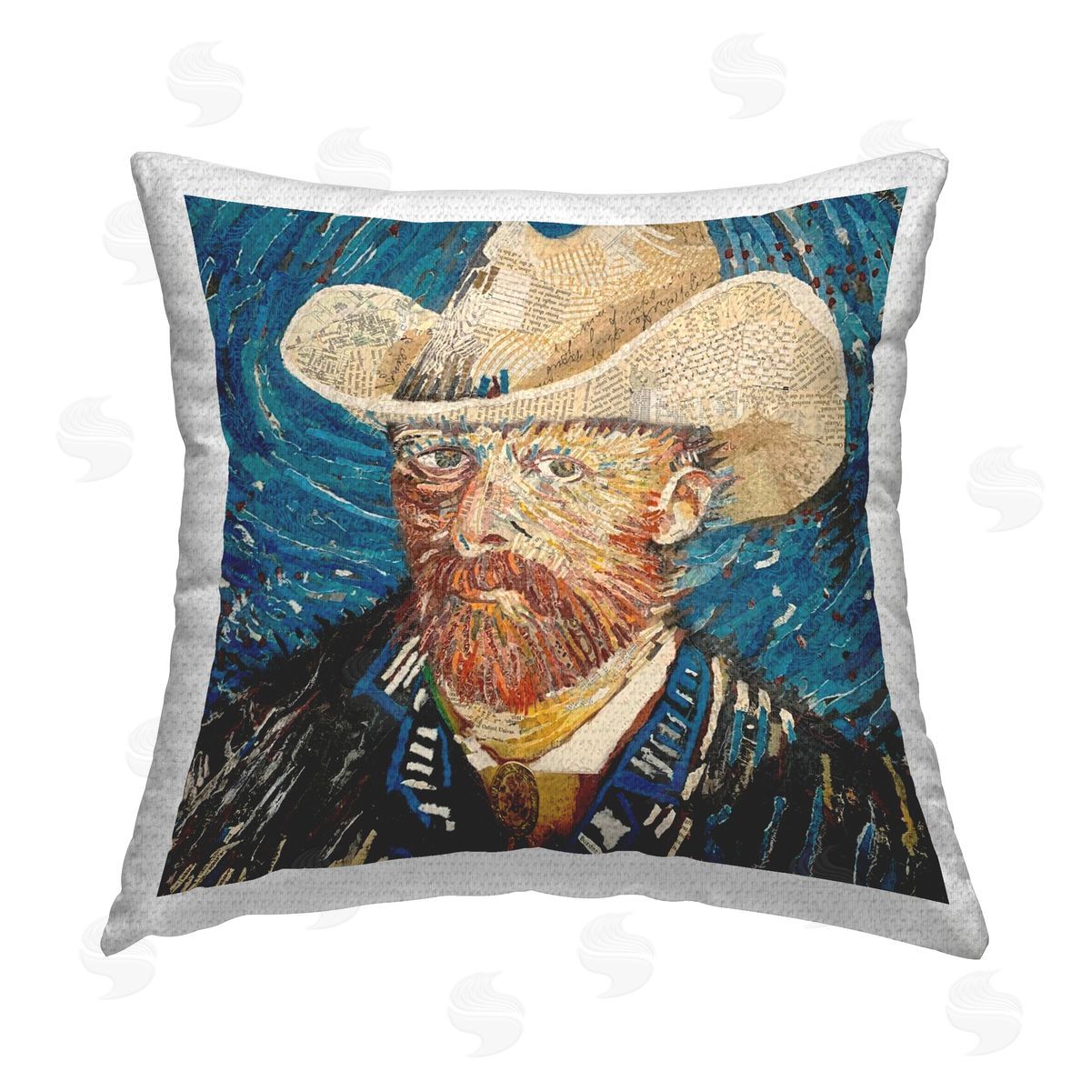 Howdy Vince Classic Van Gogh Outdoor Printed Pillow, Home Decor by Stacy Gresell