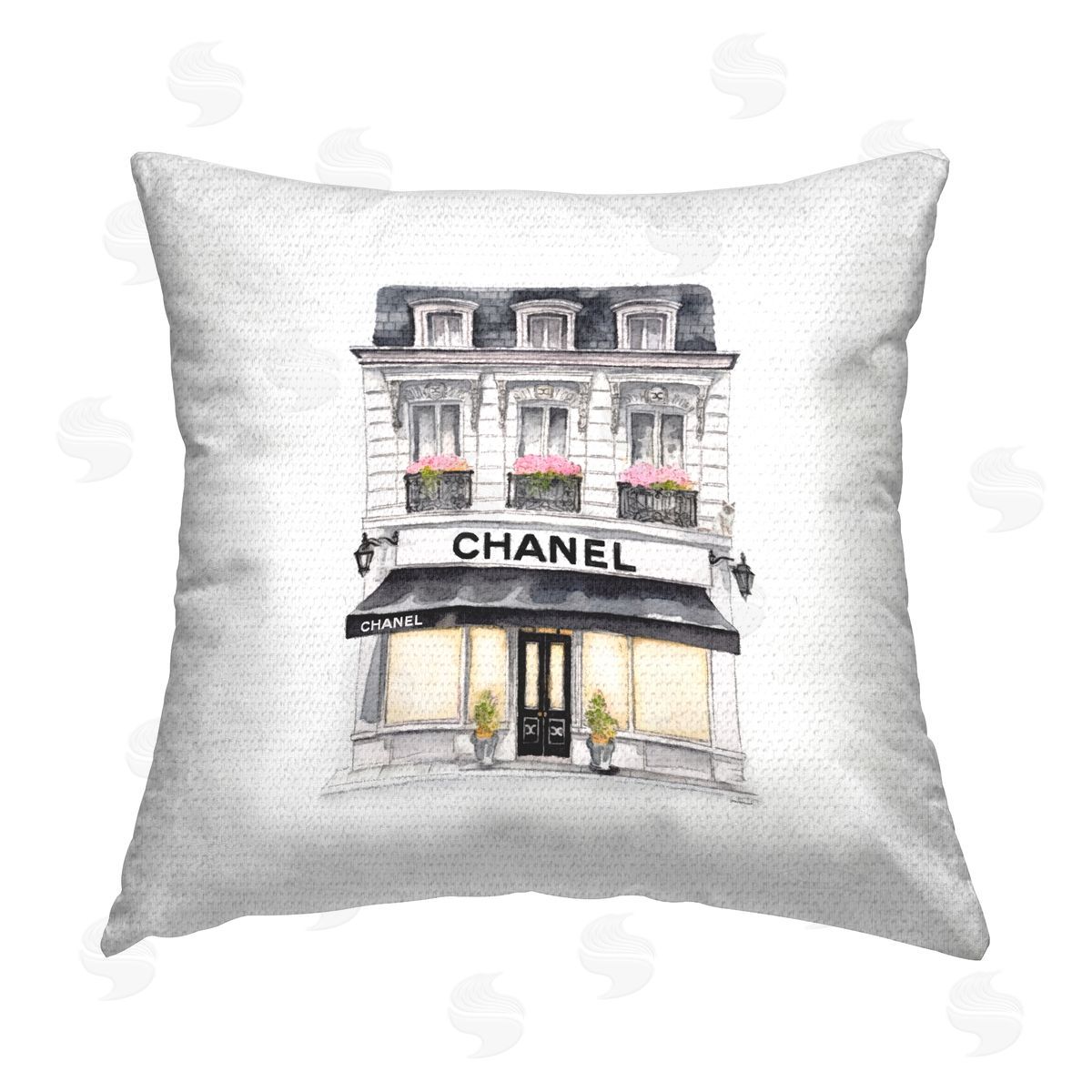 Amanda Greenwood Urban Fashion Storefront Outdoor Quick-Dry Polyester Printed Throw Pillow