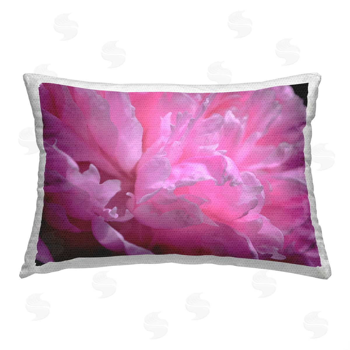 Michelle Calkins Pink Petals Close Up Outdoor Quick-Dry Polyester Printed Throw Pillow