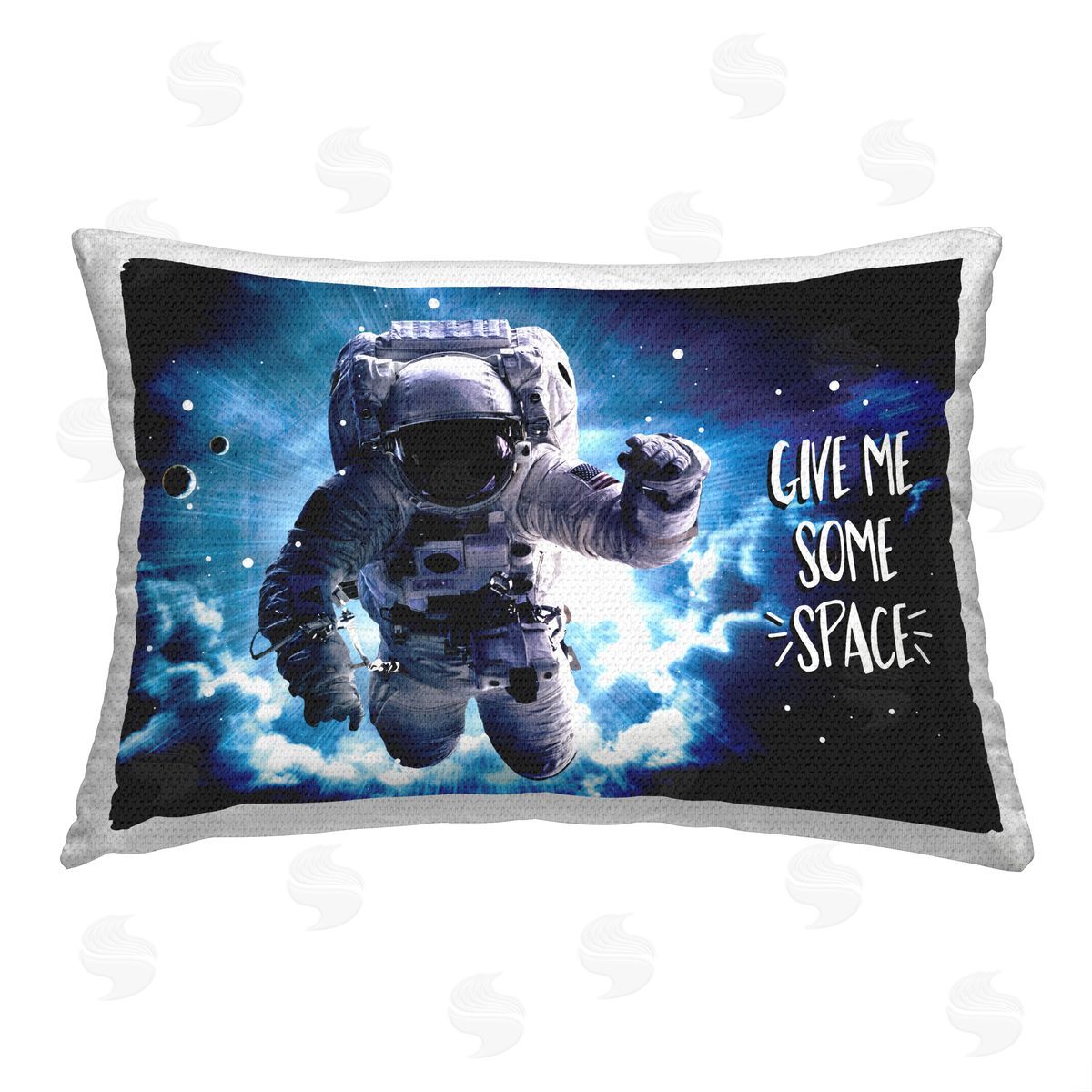 Elephant Stock Give Me Space Astronaut Outdoor Quick-Dry Polyester Printed Throw Pillow