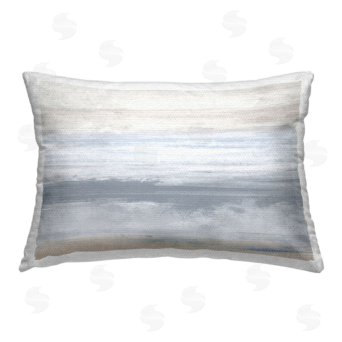 Dan Meneely Beach Foam Abstraction Outdoor Quick-Dry Polyester Printed Throw Pillow