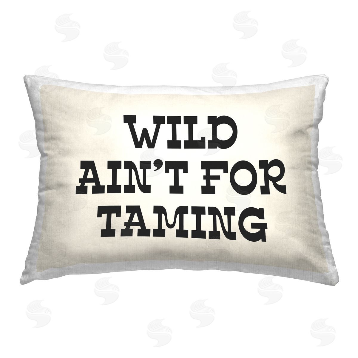 Daphne Polselli Wild Ain't For Taming Printed Plush Polyester Throw Pillow