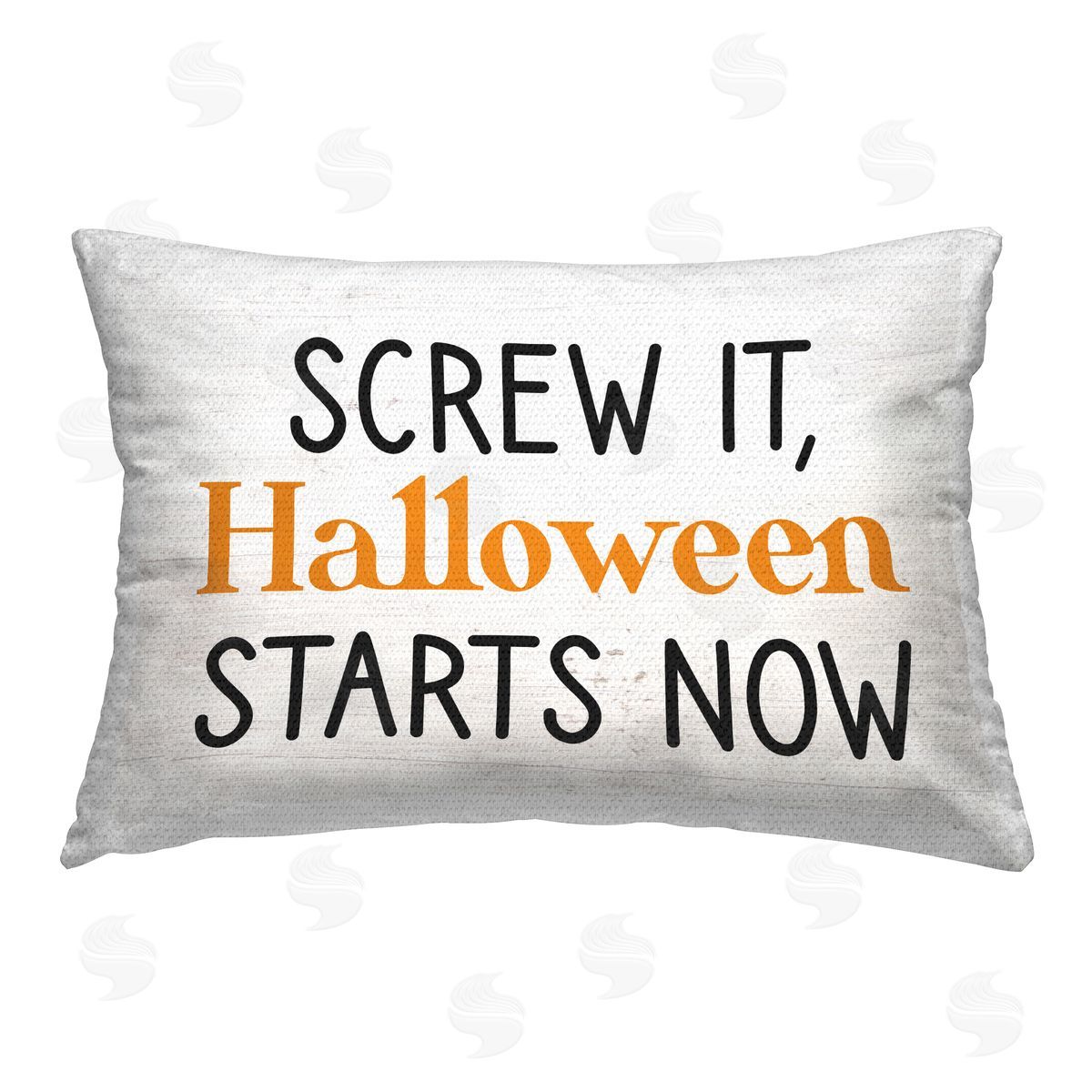 Stupell Studio Halloween Starts Now Outdoor Quick-Dry Polyester Printed Throw Pillow