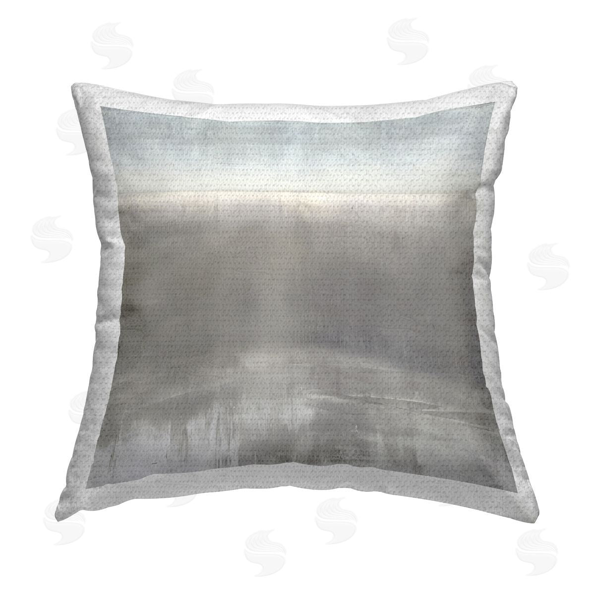Taylor Hamilton Rustic Grey Abstraction Outdoor Quick-Dry Polyester Printed Throw Pillow