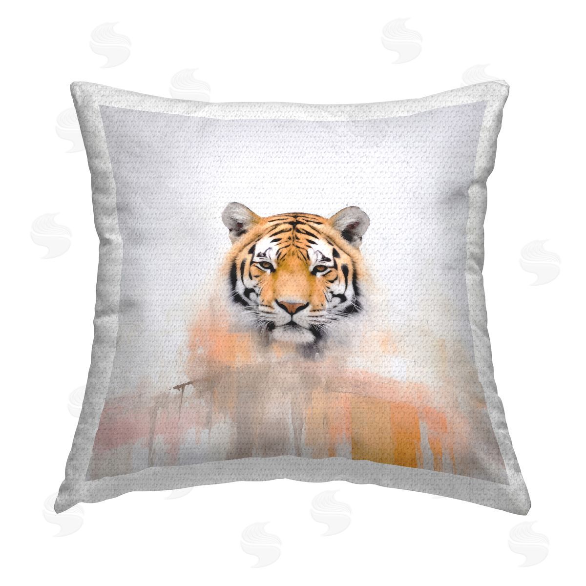 Irena Orlov Abstract Modern Tiger Outdoor Quick-Dry Polyester Printed Throw Pillow