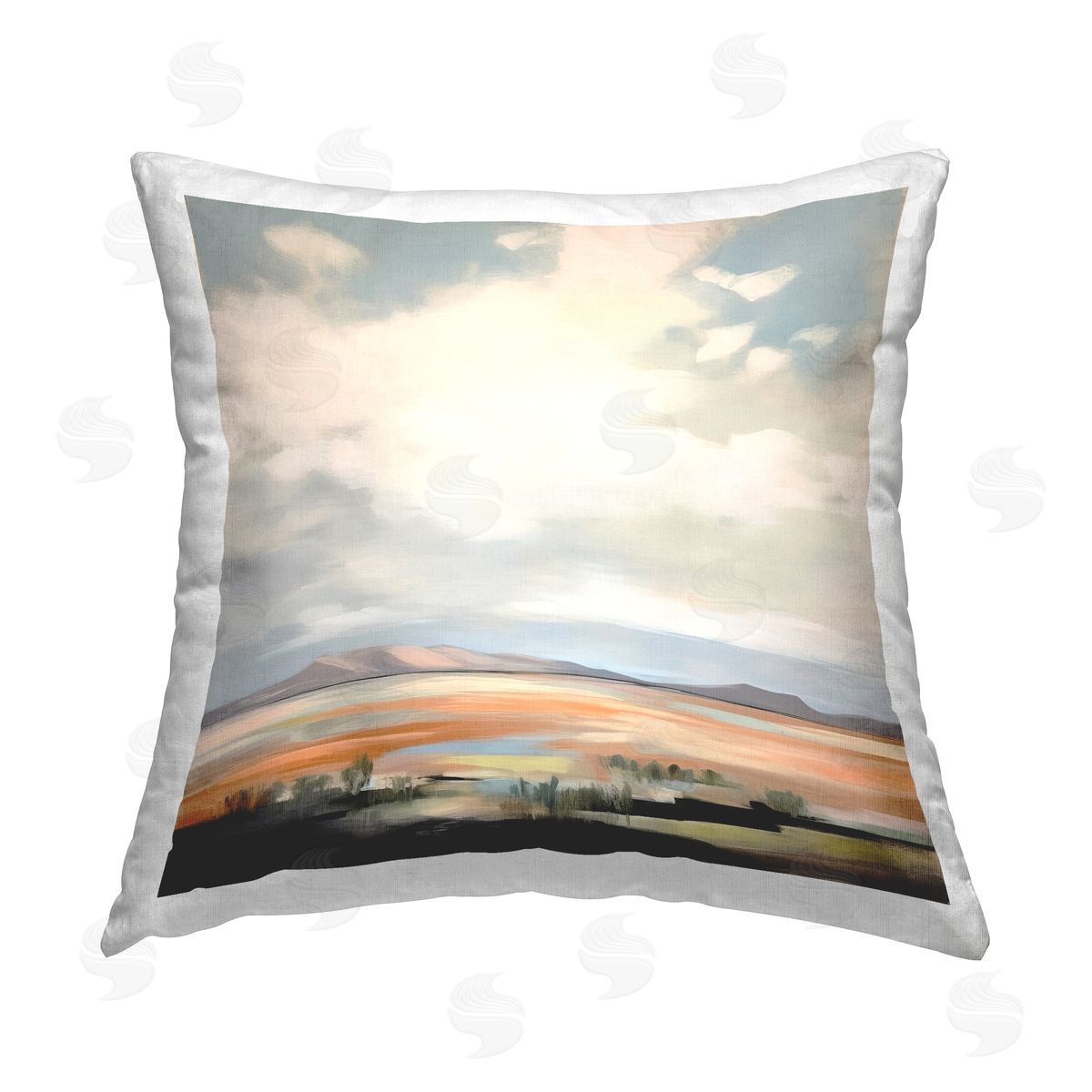 Irena Orlov Desert Dunes Landscape Printed Plush Polyester Throw Pillow
