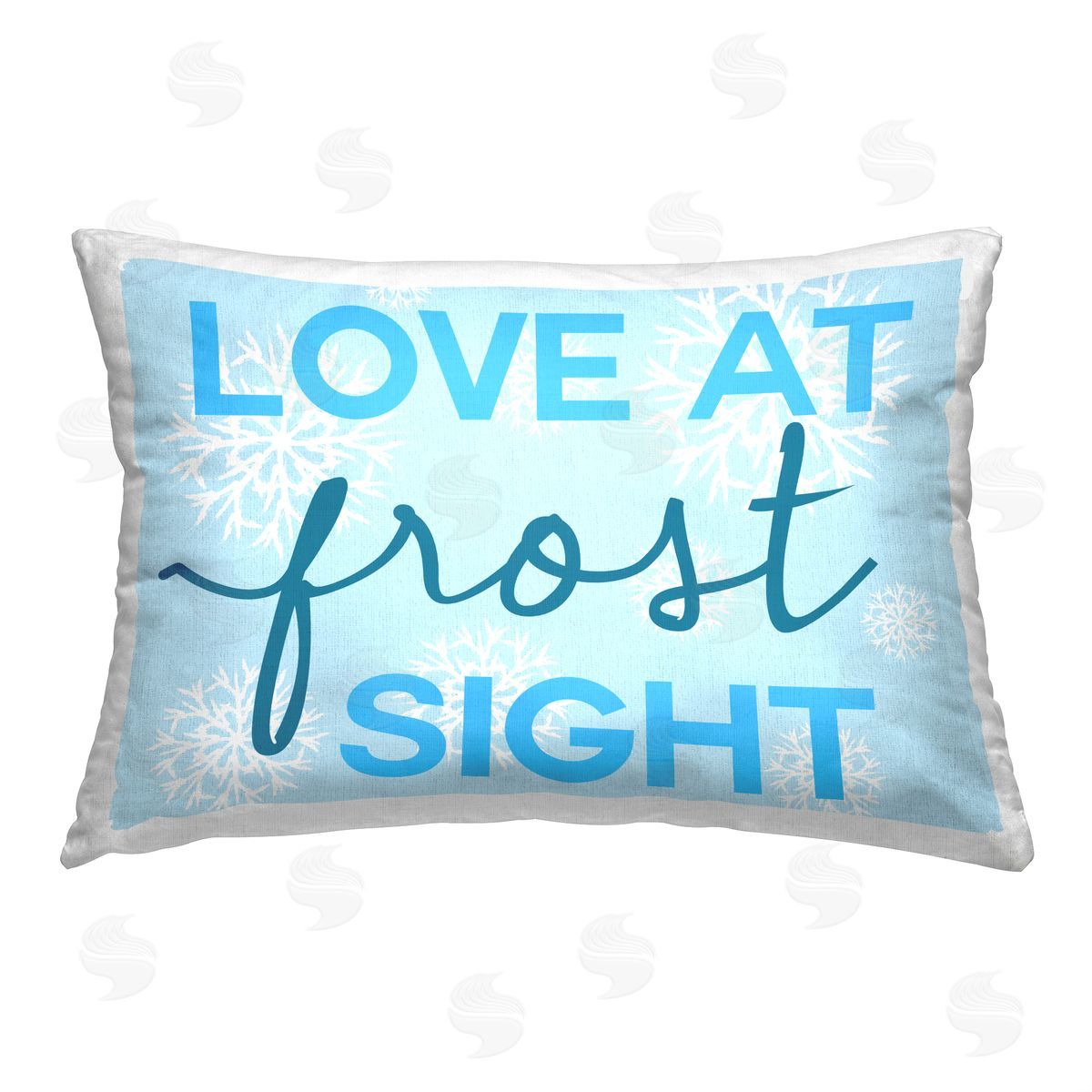 Stupell Studio Funny Winter Love Pun Printed Plush Polyester Throw Pillow