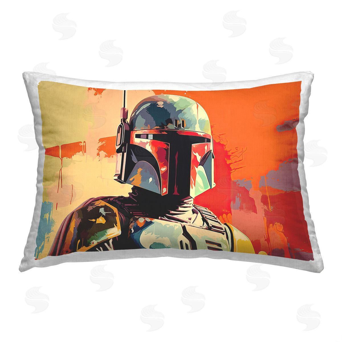Birch & Ink Modern Pop Sci-Fi Character Printed Plush Polyester Throw Pillow