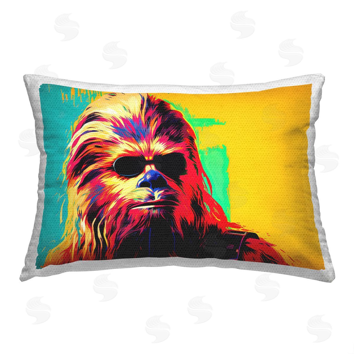 Birch & Ink Modern Sci-Fi Creature Outdoor Quick-Dry Polyester Printed Throw Pillow