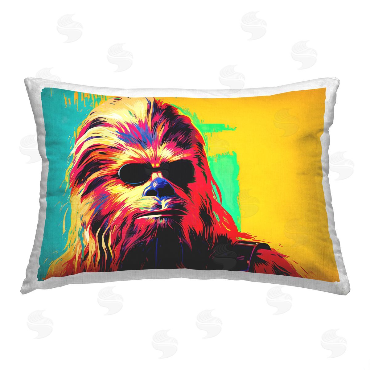 Birch & Ink Modern Sci-Fi Creature Printed Plush Polyester Throw Pillow