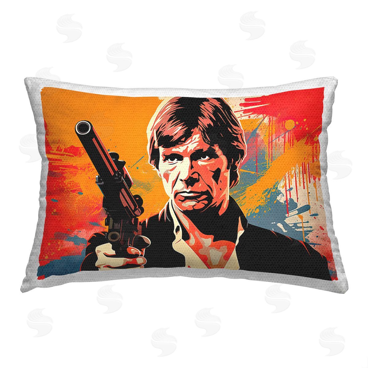 Birch & Ink Abstract Style Character Outdoor Quick-Dry Polyester Printed Throw Pillow