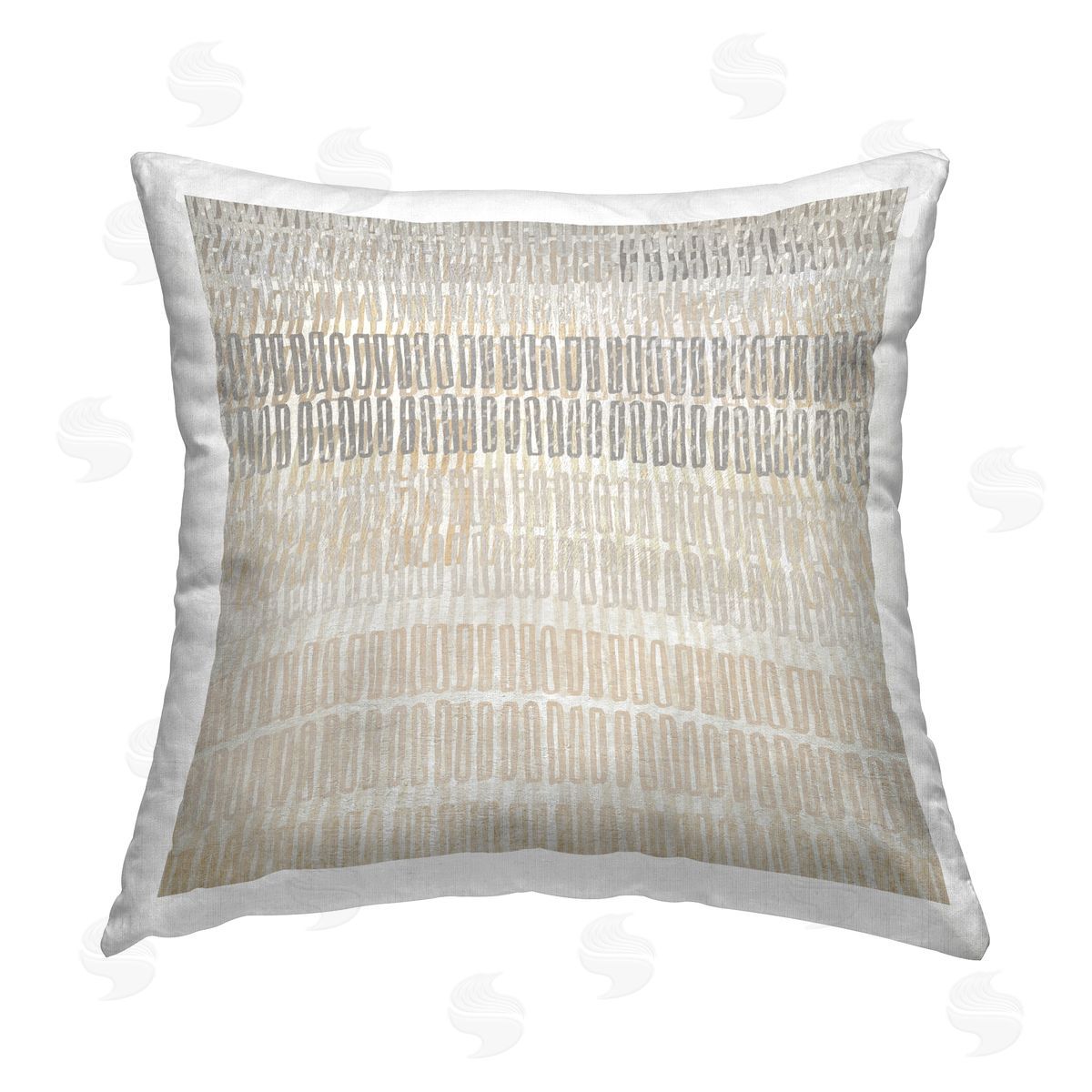 Susan Jill Natural Boho Abstraction Printed Plush Polyester Throw Pillow