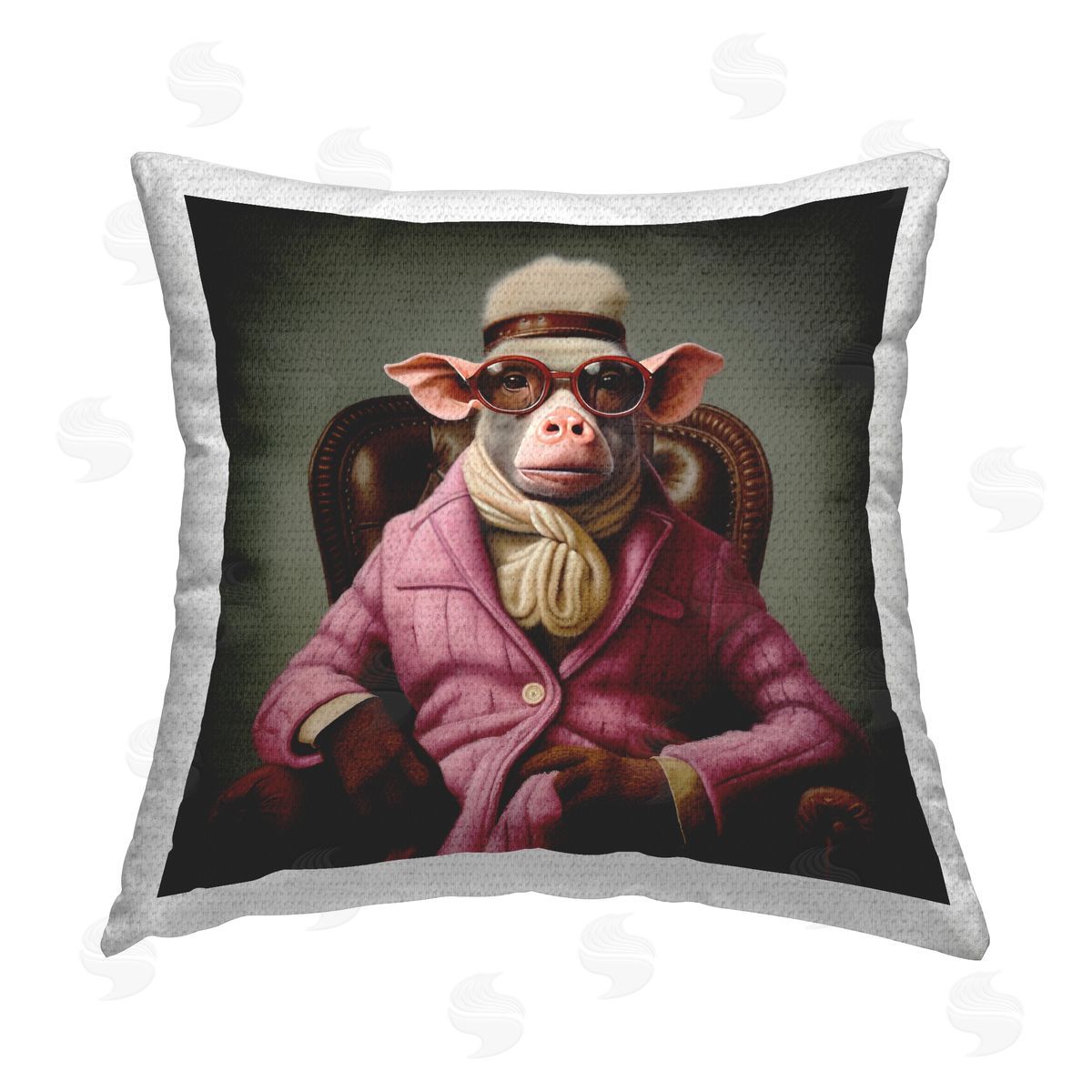 Lazar Studio Fashionable Wild Animal Outdoor Quick-Dry Polyester Printed Throw Pillow