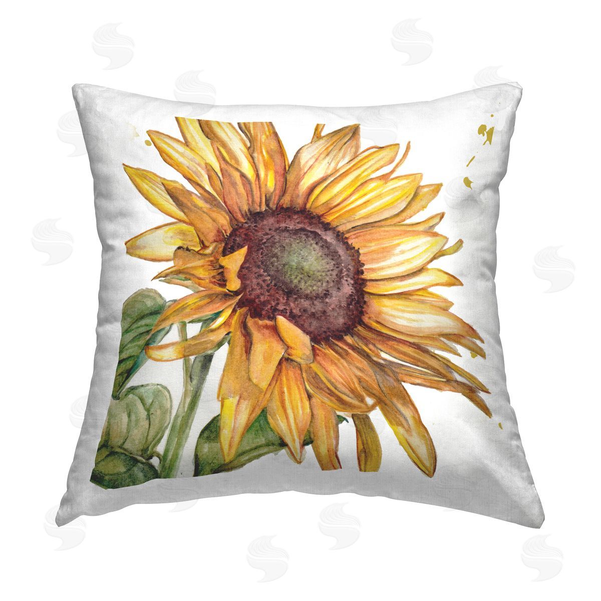Studio 731 rep. Levison Designs Modern Country Blossom Printed Plush Polyester Throw Pillow