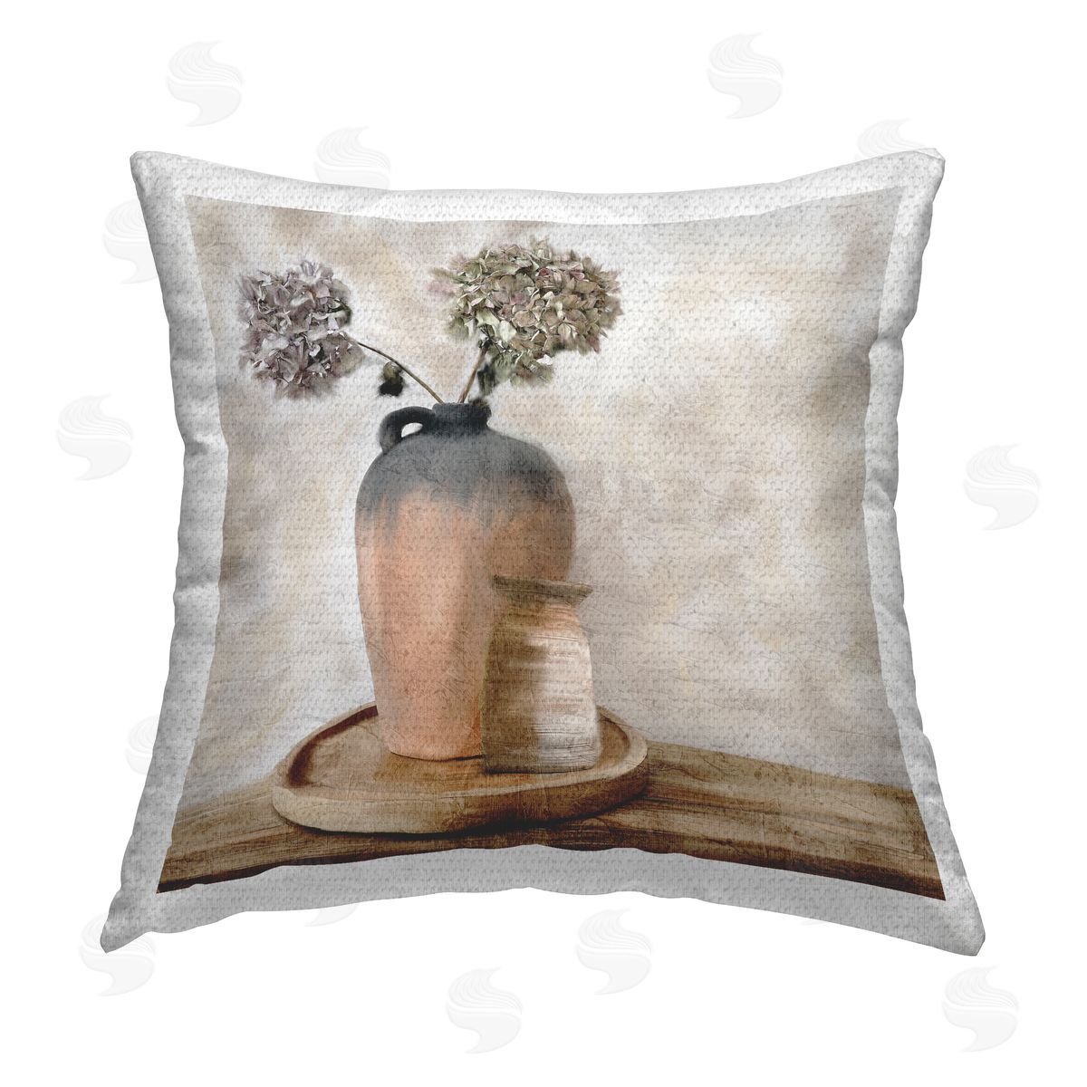 Kim Allen Rustic Jug Still Life Outdoor Quick-Dry Polyester Printed Throw Pillow