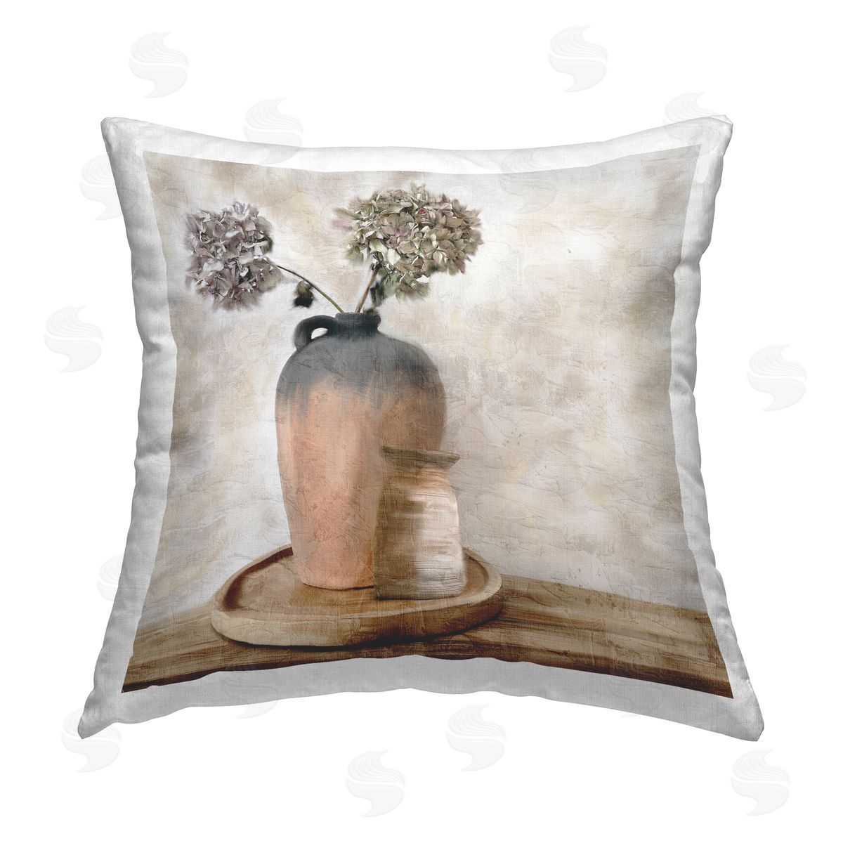 Kim Allen Rustic Jug Still Life Printed Plush Polyester Throw Pillow