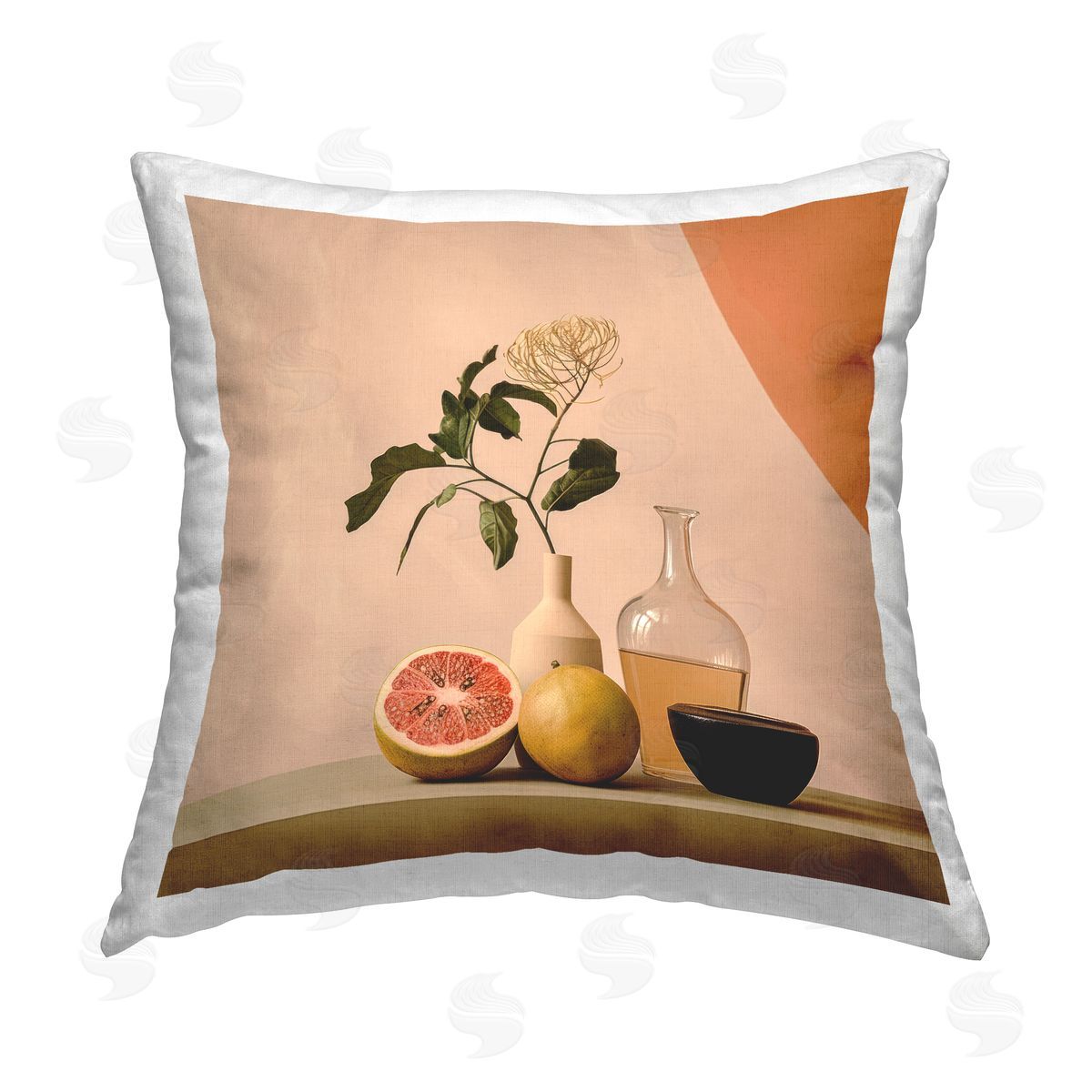 Lazar Studio Modern Kitchen Still Life Printed Plush Polyester Throw Pillow