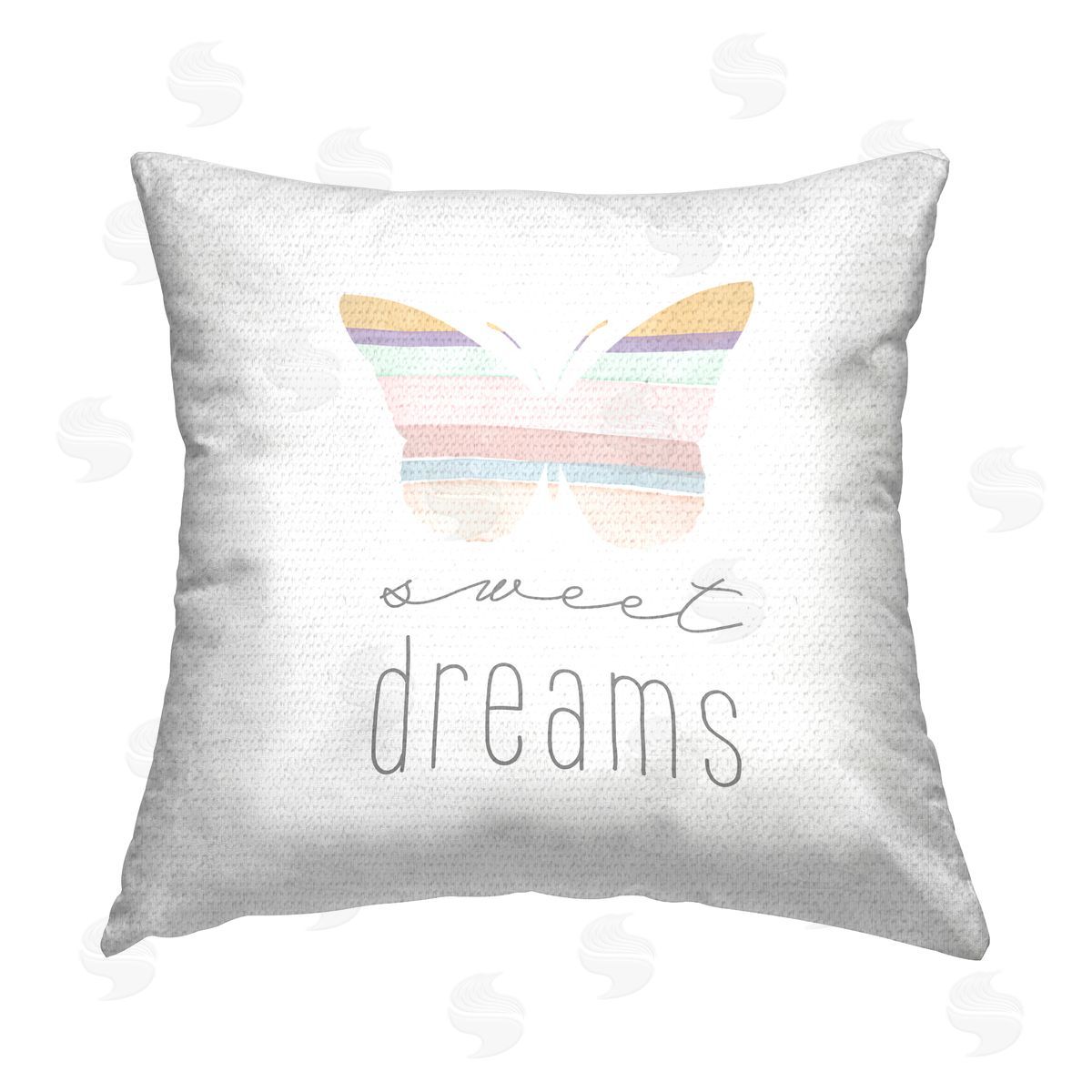 Katrina Craven Soft Sweet Dreams Butterfly Outdoor Quick-Dry Polyester Printed Throw Pillow