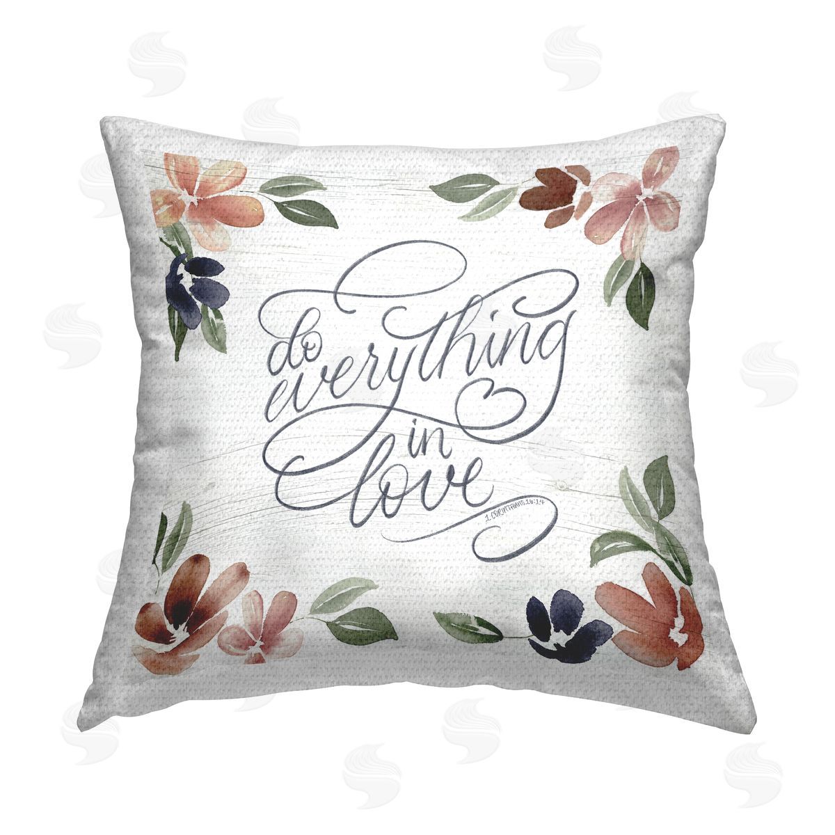 Kristen Brockmon Floral Everything In Love Outdoor Quick-Dry Polyester Printed Throw Pillow