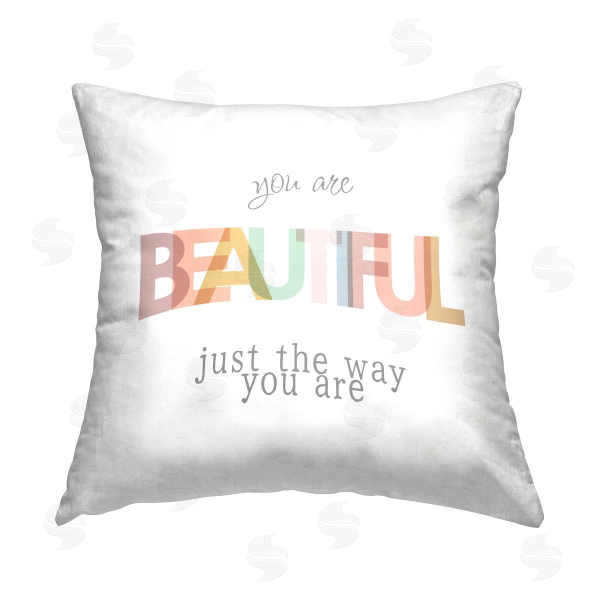 Katrina Craven Minimal Inspirational Beauty Printed Plush Polyester Throw Pillow