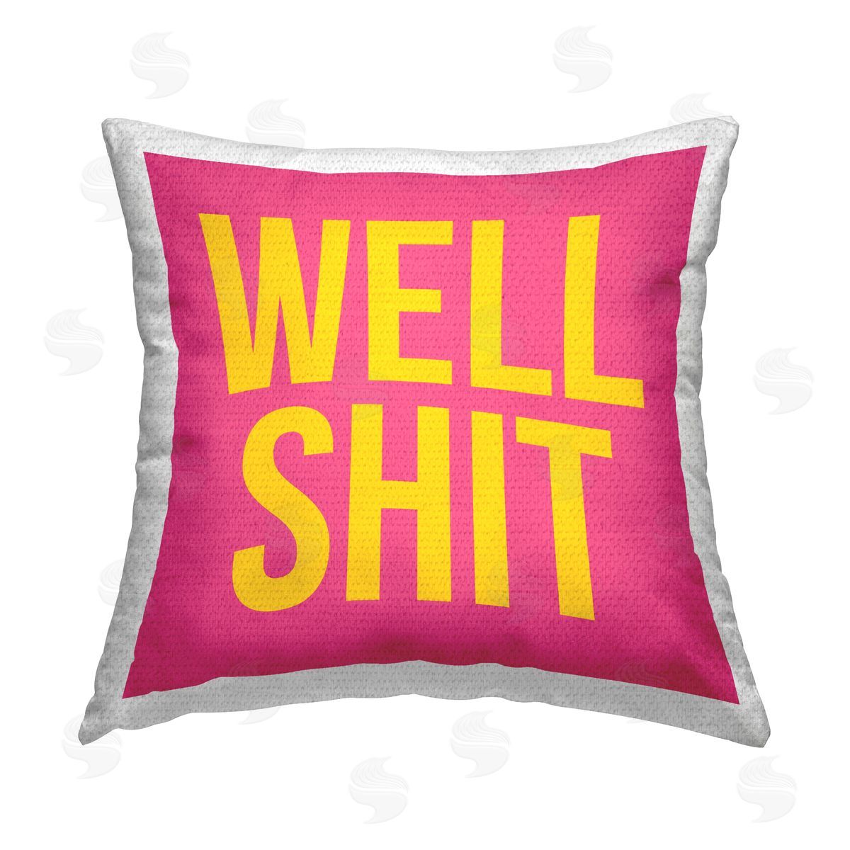 House of Lulu Well Sh*t Sassy Humor Outdoor Quick-Dry Polyester Printed Throw Pillow