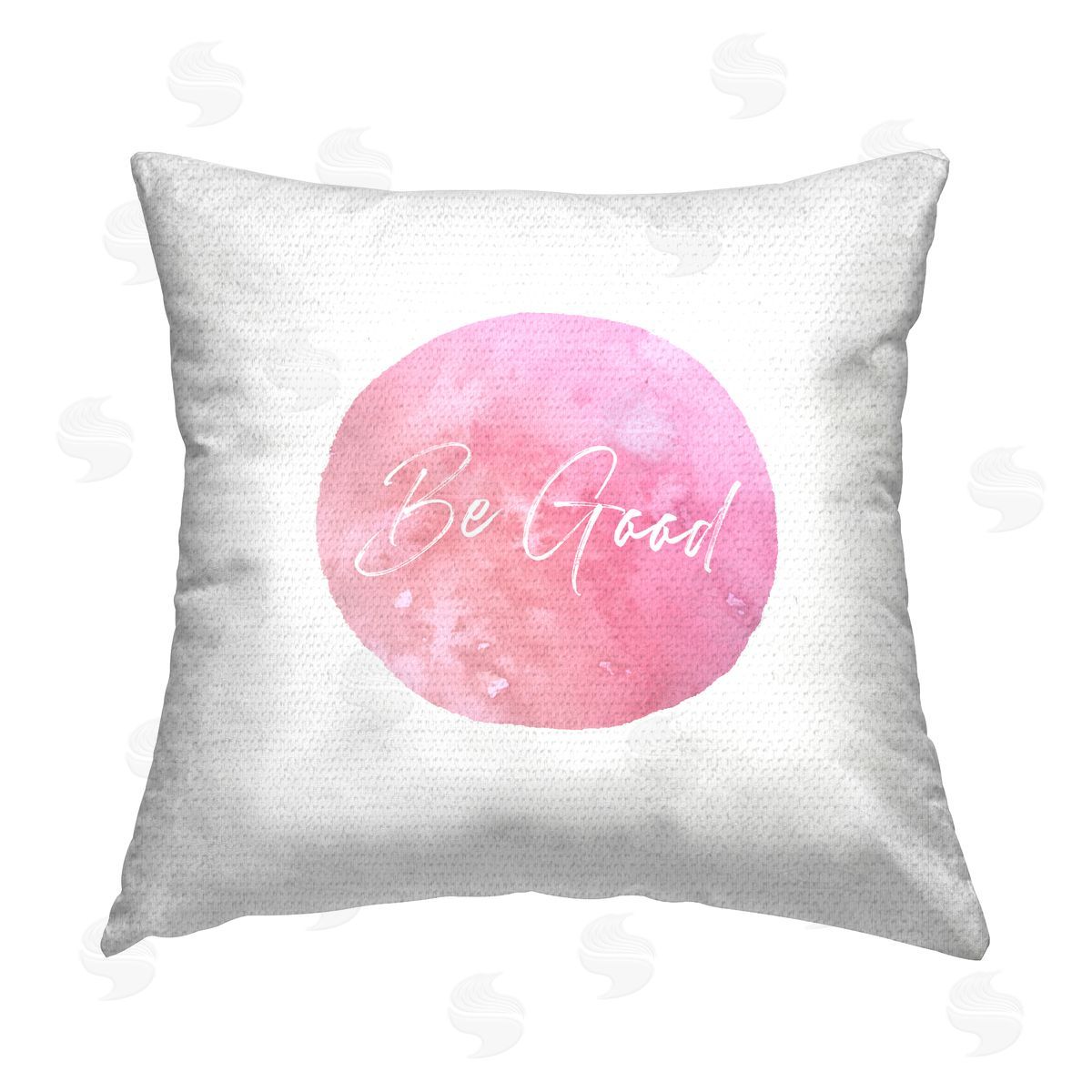 Christine Zalewski Pastel Be Good Phrase Outdoor Quick-Dry Polyester Printed Throw Pillow