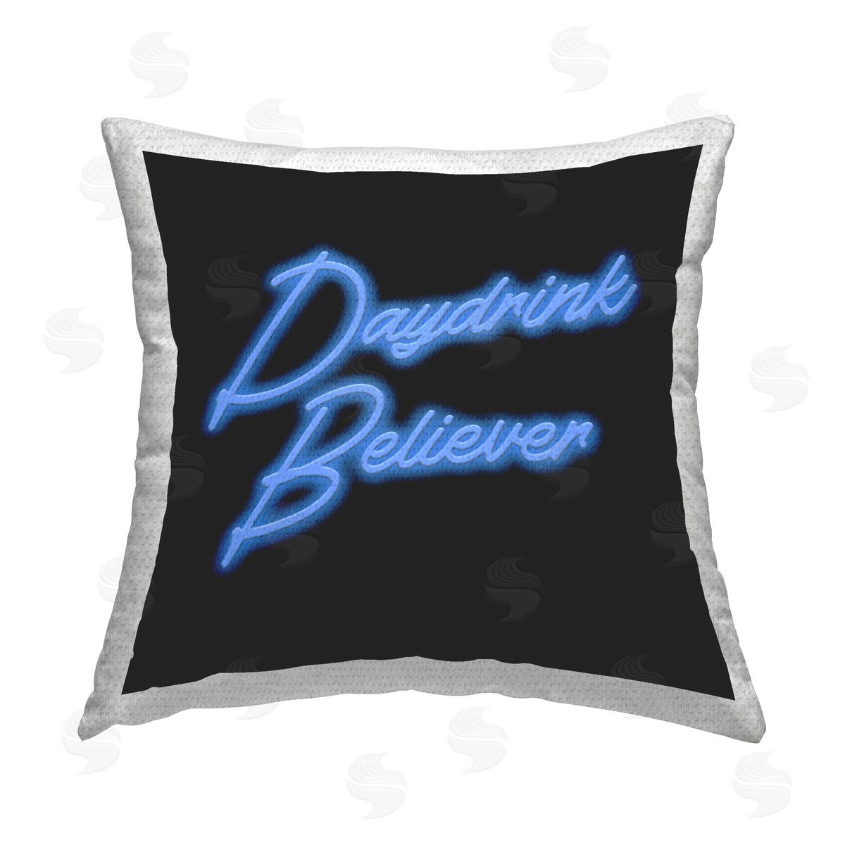 House of Lulu Daydrink Believer Neon Outdoor Quick-Dry Polyester Printed Throw Pillow
