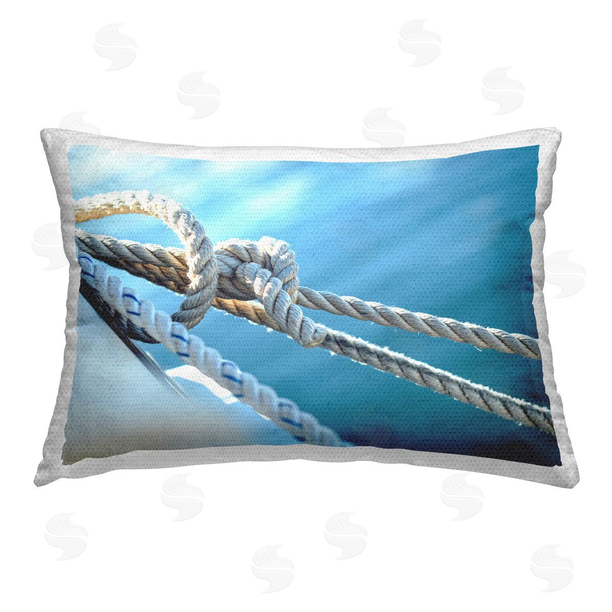 Stupell Studio Maritime Boat Knot Outdoor Quick-Dry Polyester Printed Throw Pillow